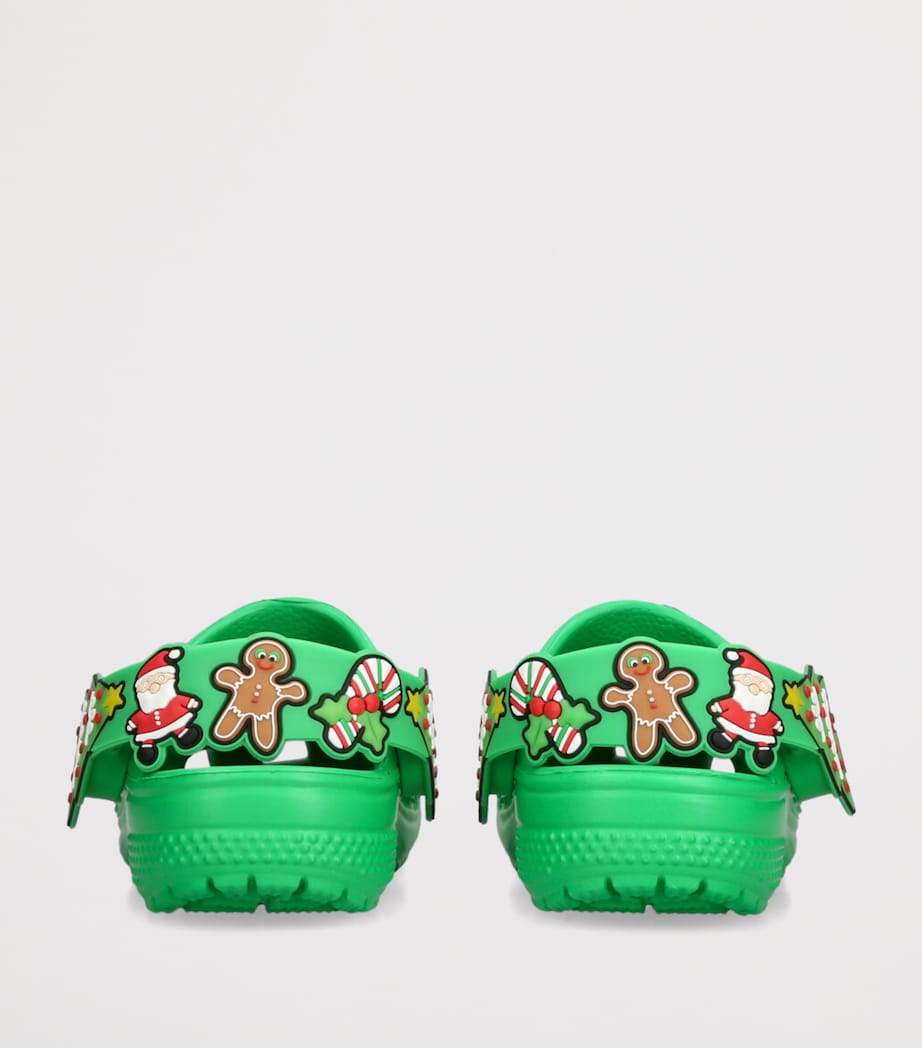 Holiday Icons Lights Clogs GREEN Image 2
