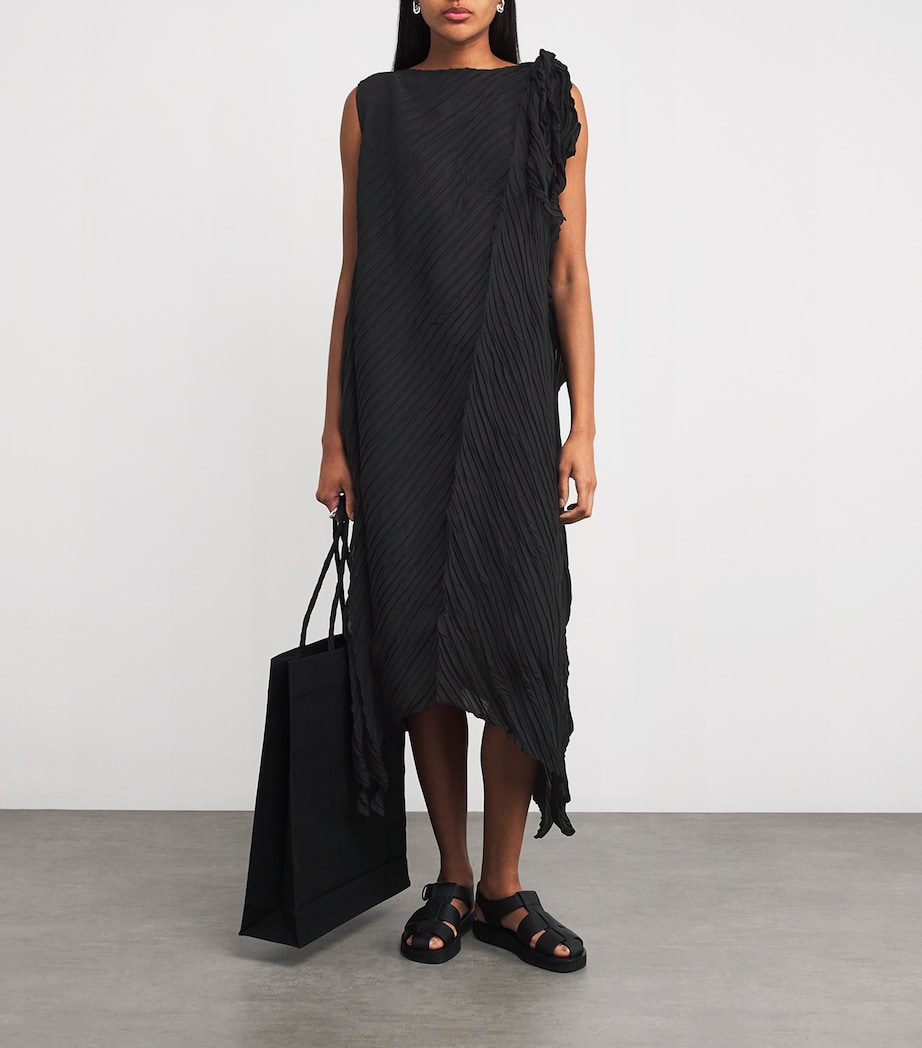 Wrinkled and Twisted Midi Dress 15 Image 2