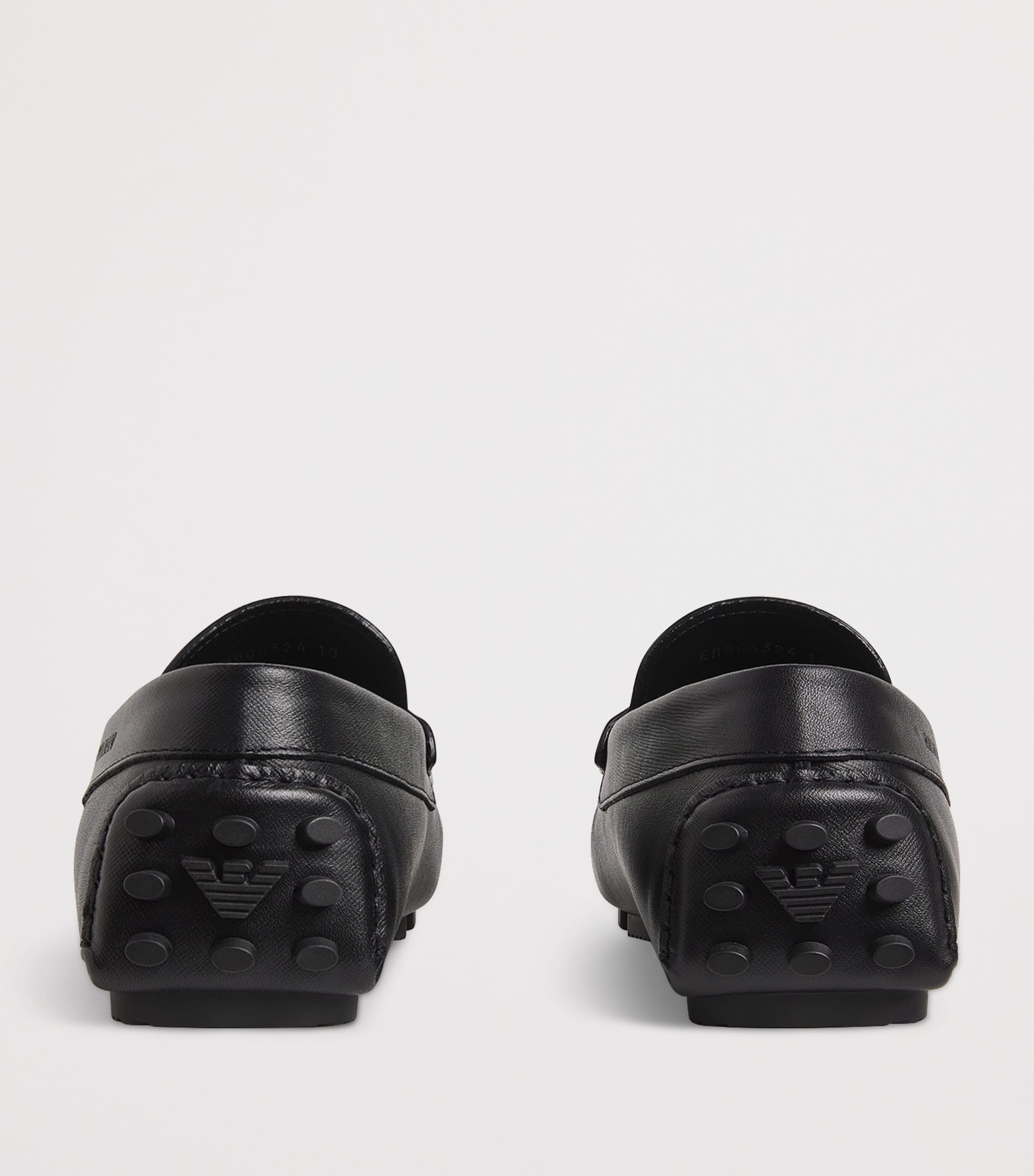 Saffiano Leather Driving Loafers UC001 Image 4