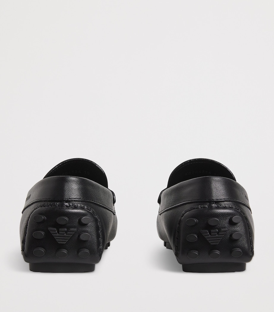 Saffiano Leather Driving Loafers UC001 Image 4