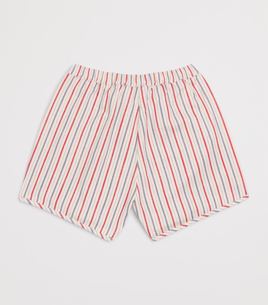 Organic Cotton Marlon Shorts (5-10 Years) ANTIQUE STRIPE Image 2