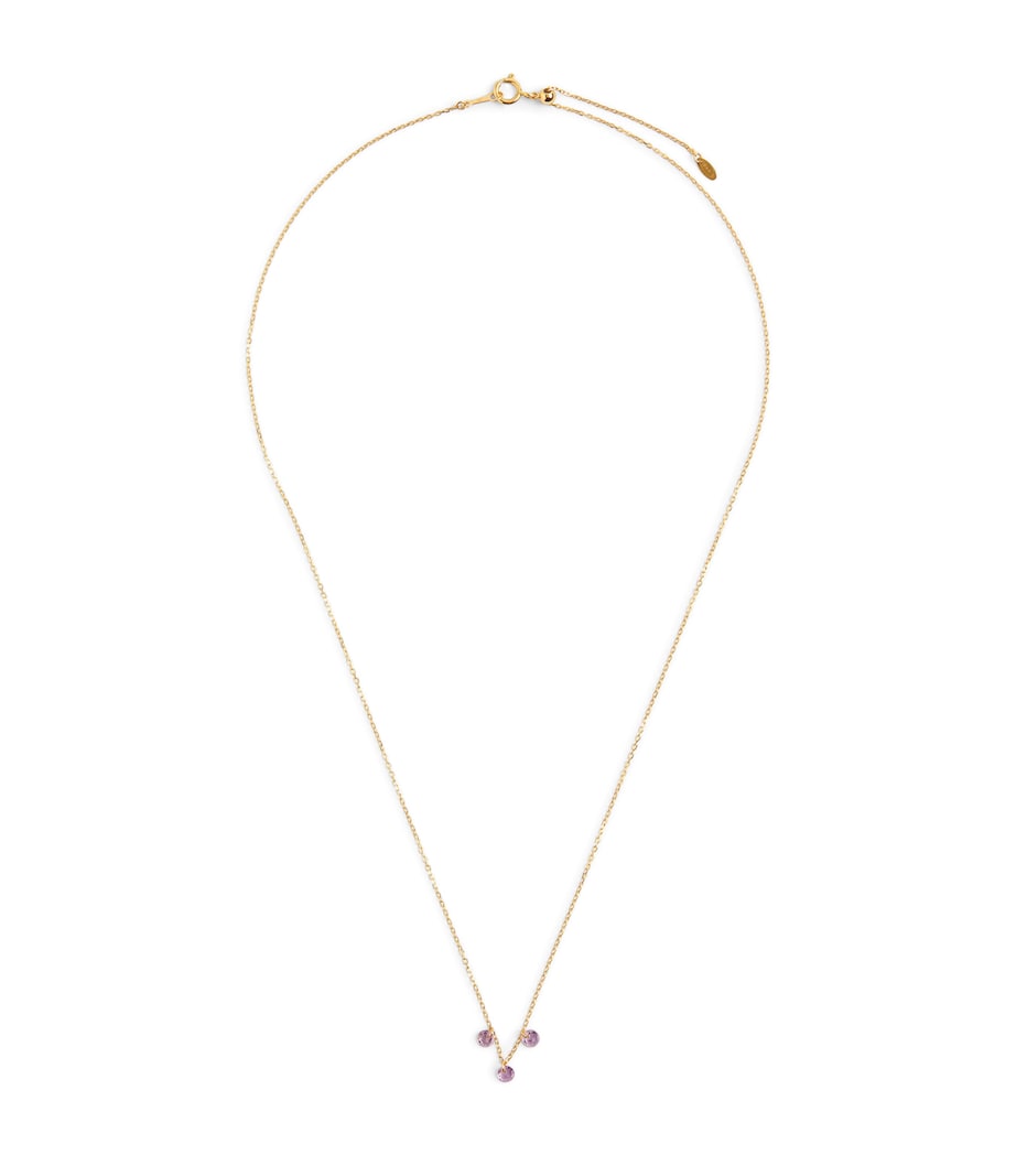 Yellow Gold and Sapphire La Vie en Rose Necklace YELLOW GOLD Image 1
