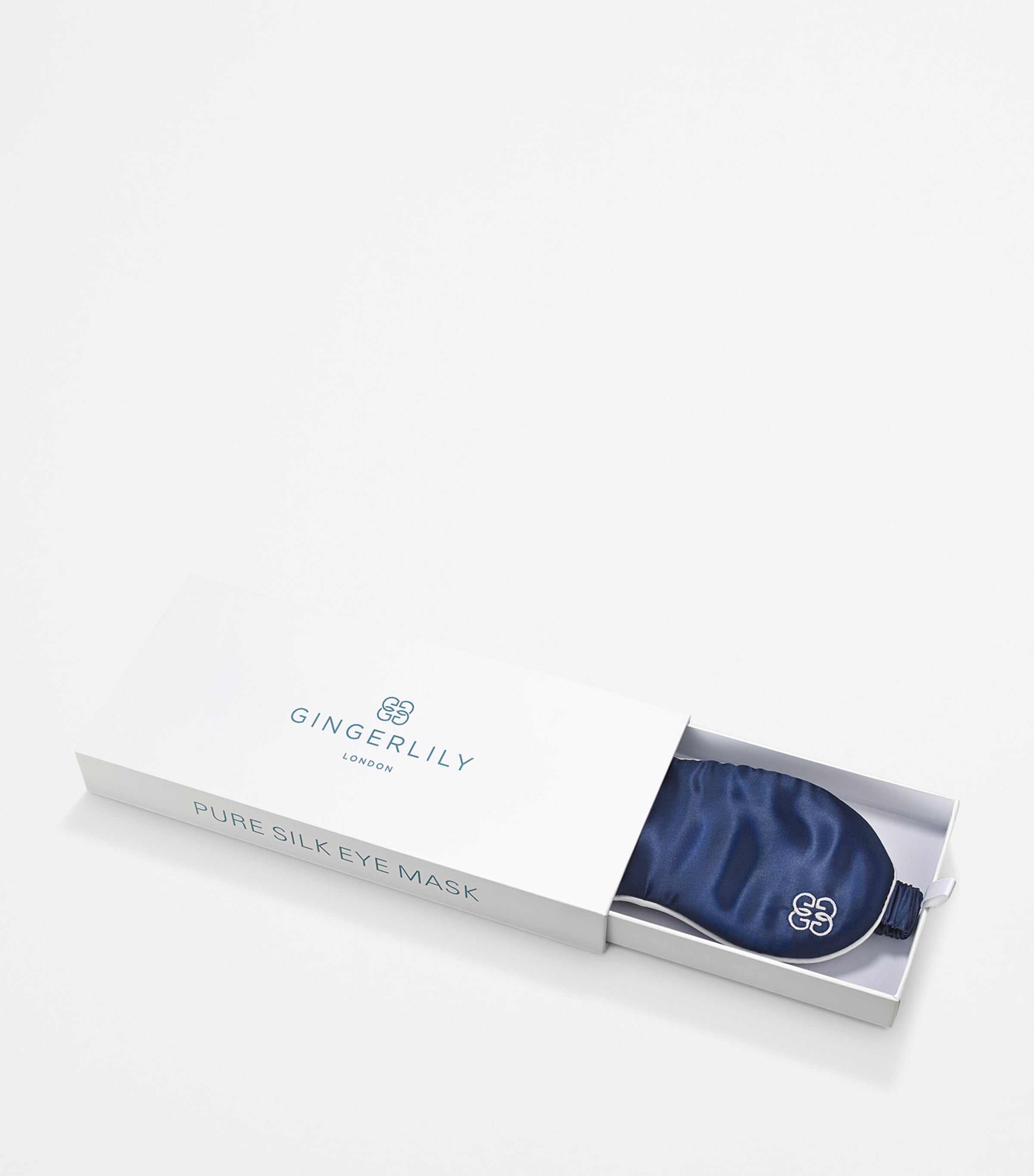Silk Eye Mask NAVY Image 2