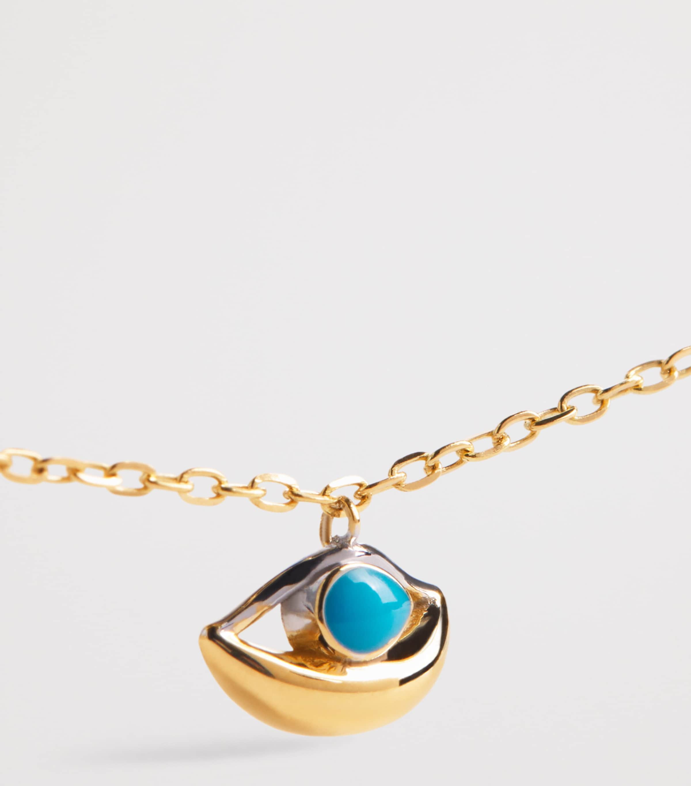 Yellow Gold, Diamond and Turquoise N*93 Salvatore Necklace YELLOW GOLD Image 3