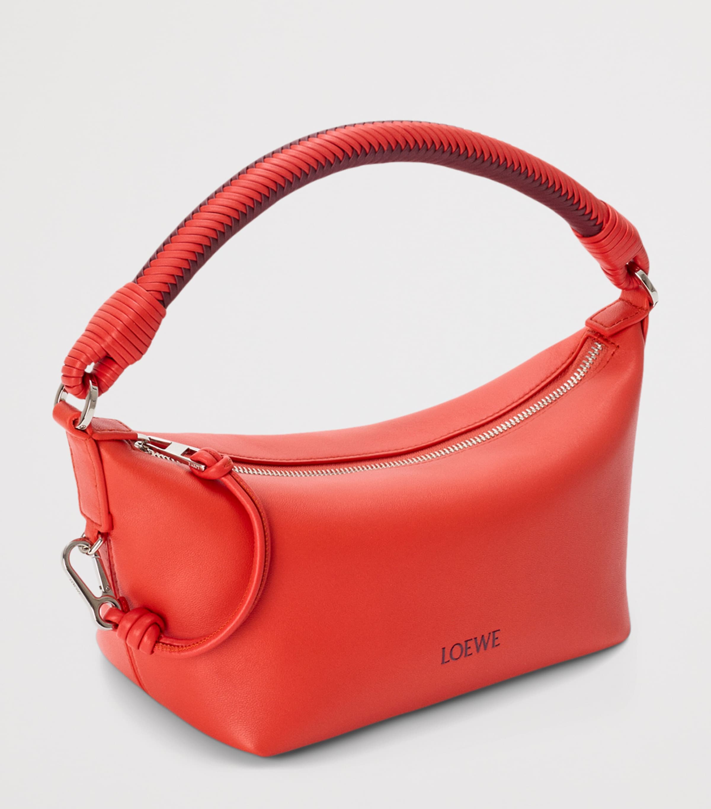 LOEWE Lambskin Cala Top-Handle Bag Sunrise Orange/pink Image 2