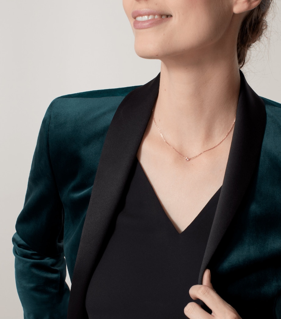 Rose Gold and Pink Sapphire Cartier d'Amour Necklace ROSE GOLD Image 2