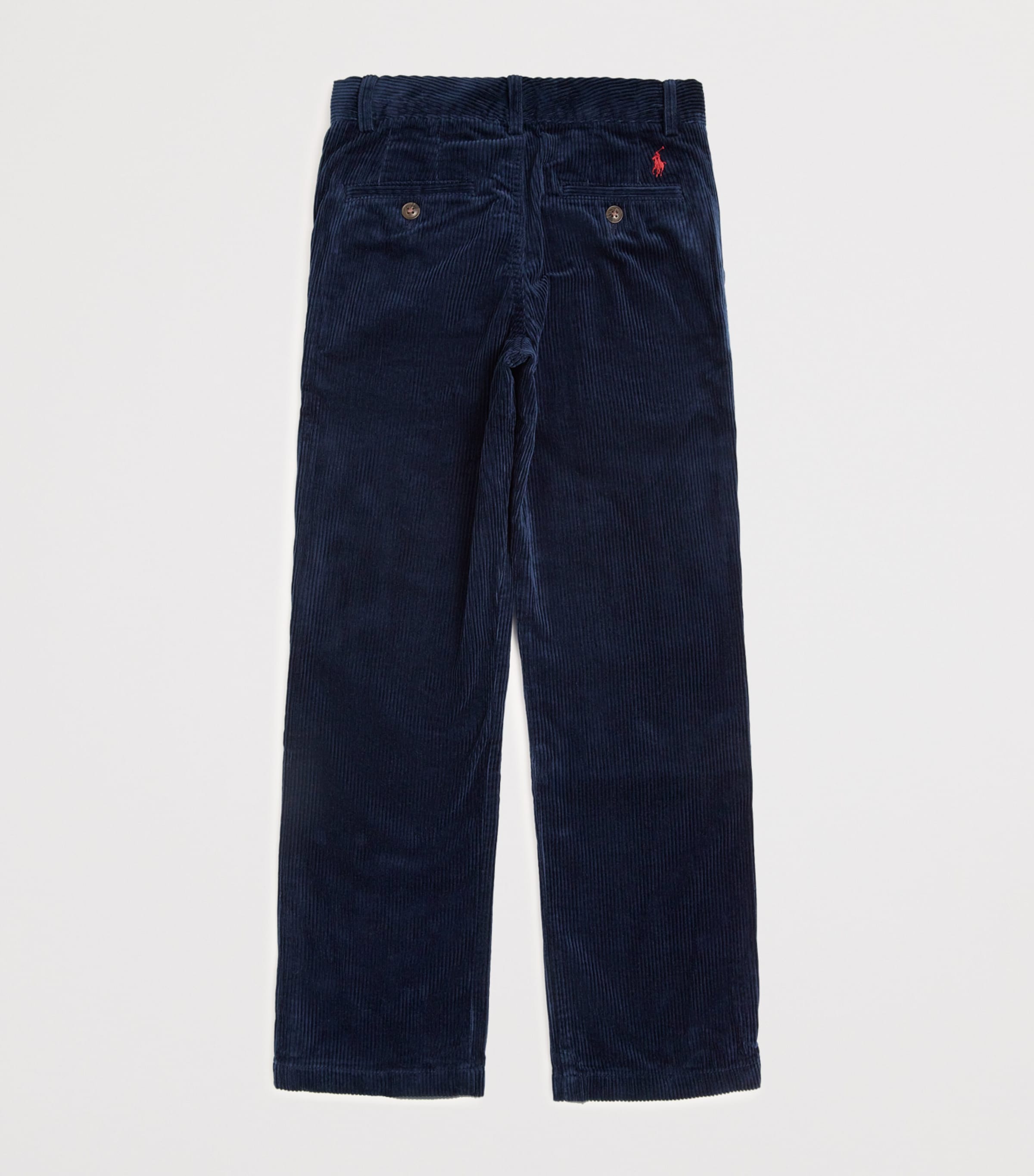 Cotton Corduroy Bedford Straight Trousers (8-16 Years) BLUE Image 2