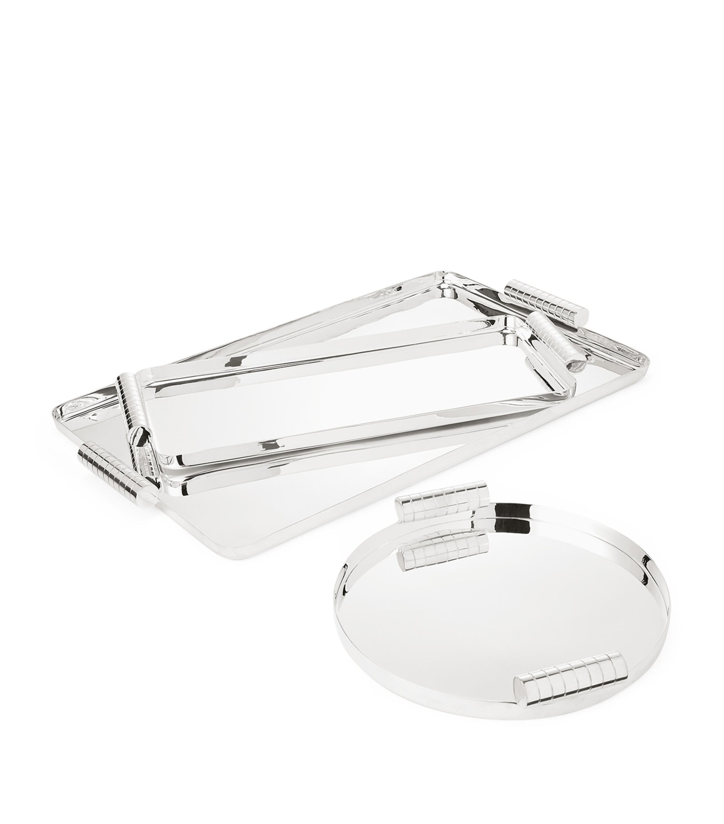 Silver-Plated Montgomery Tray (61.5cm x 35.5cm) SILVER Image 2