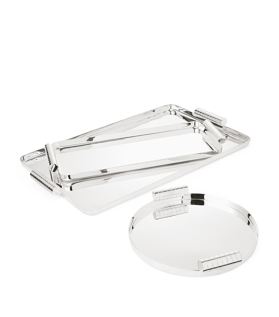 Silver-Plated Montgomery Tray (61.5cm x 35.5cm) SILVER Image 2
