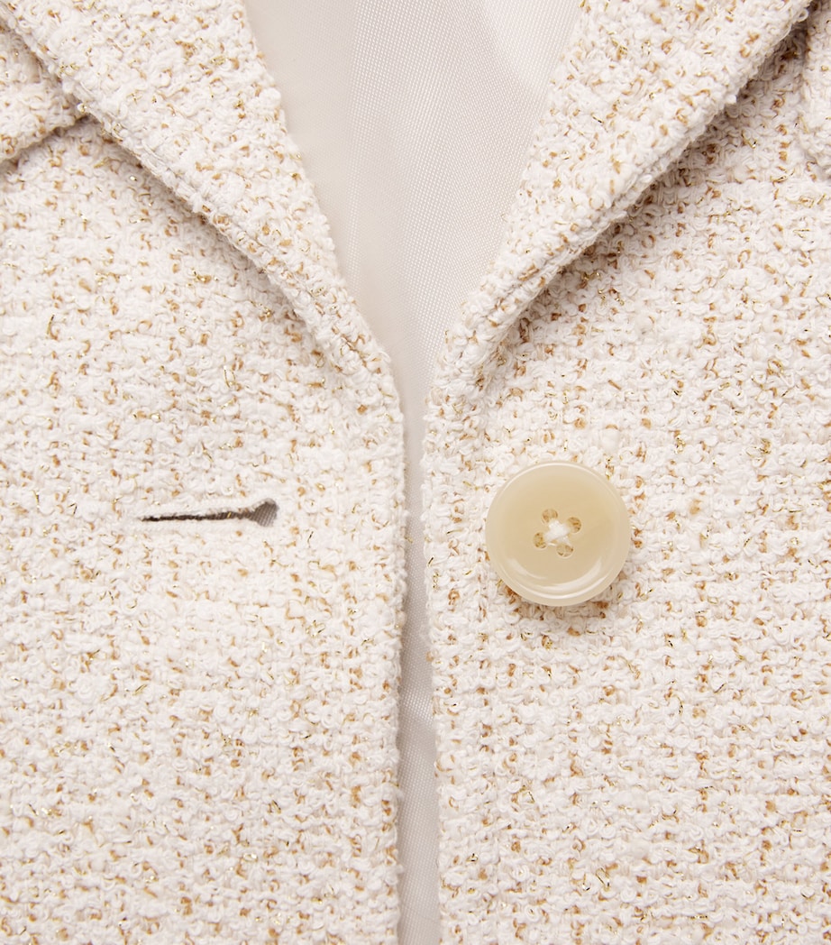 Bouclé Contour Blazer IVORY Image 5