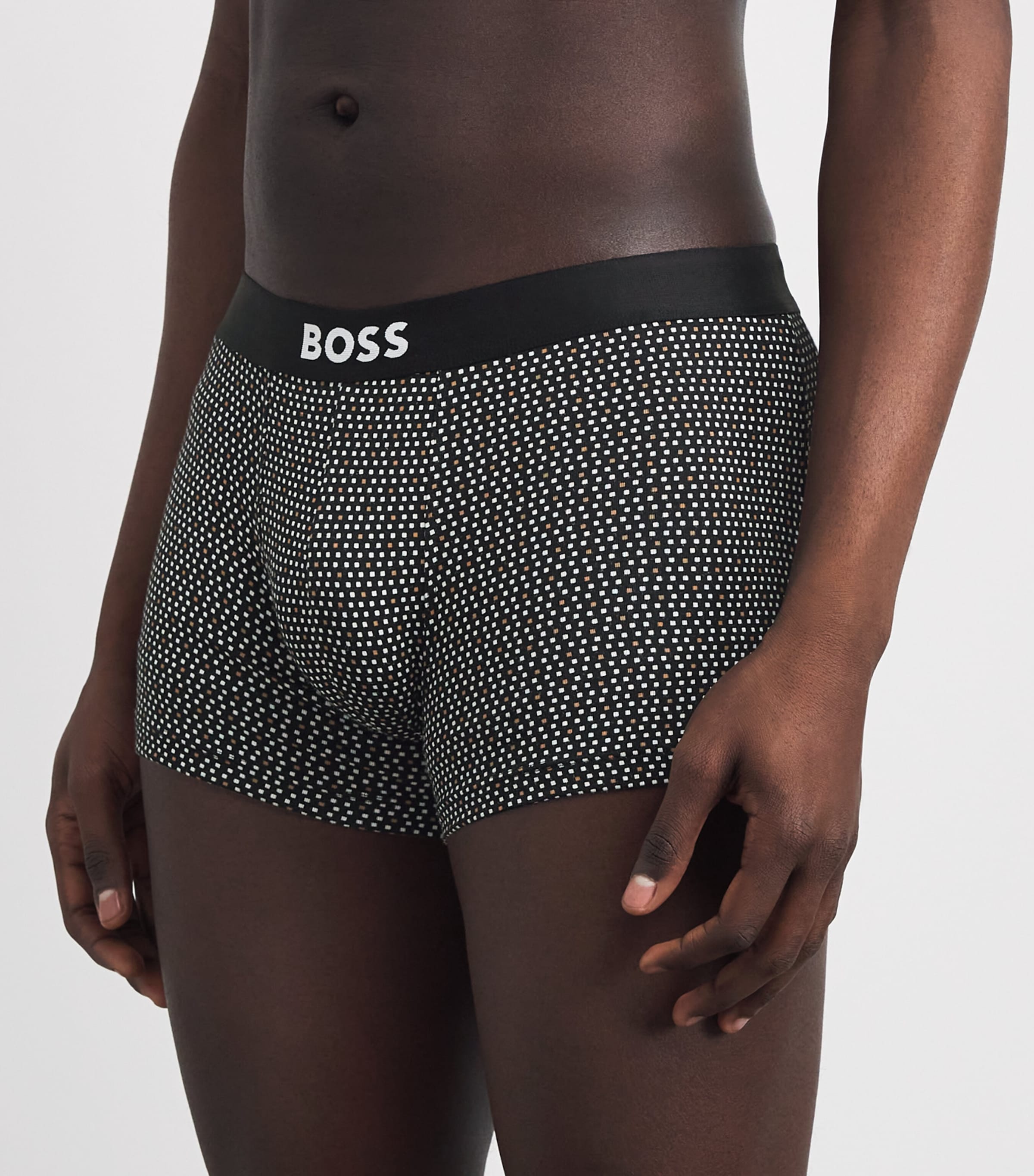 Stretch-Cotton Boss One Boxer Briefs (Pack of 3) OPEN BEIGE281 Image 2