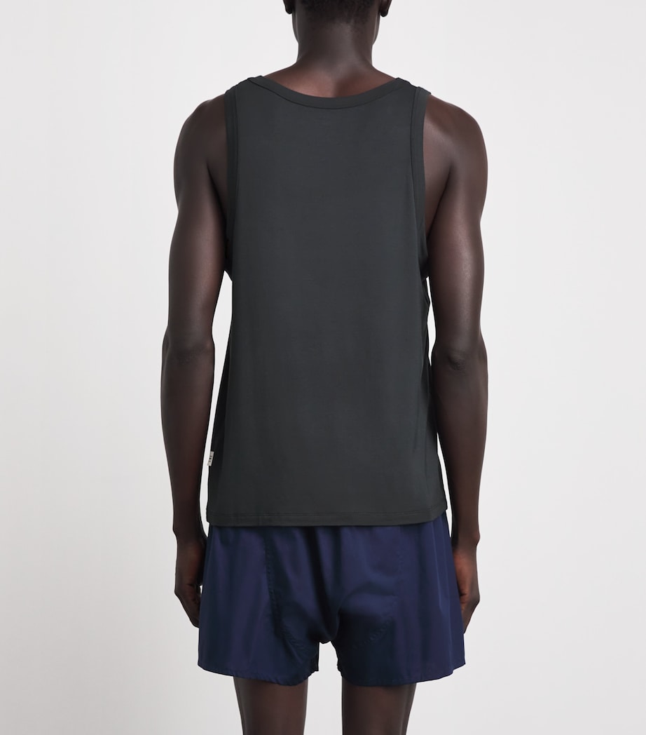CHÉ Mens Modal-Blend Vest Black Image 5