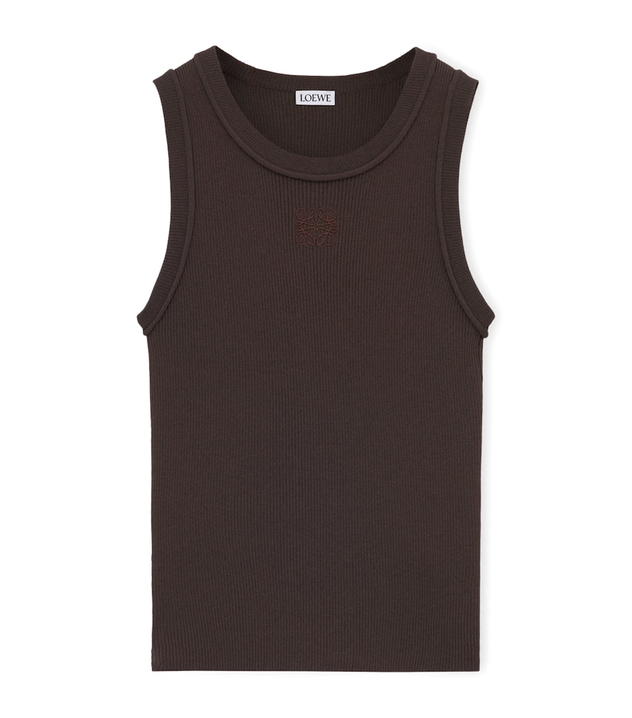 Anagram Tank Top BROWN Image 1