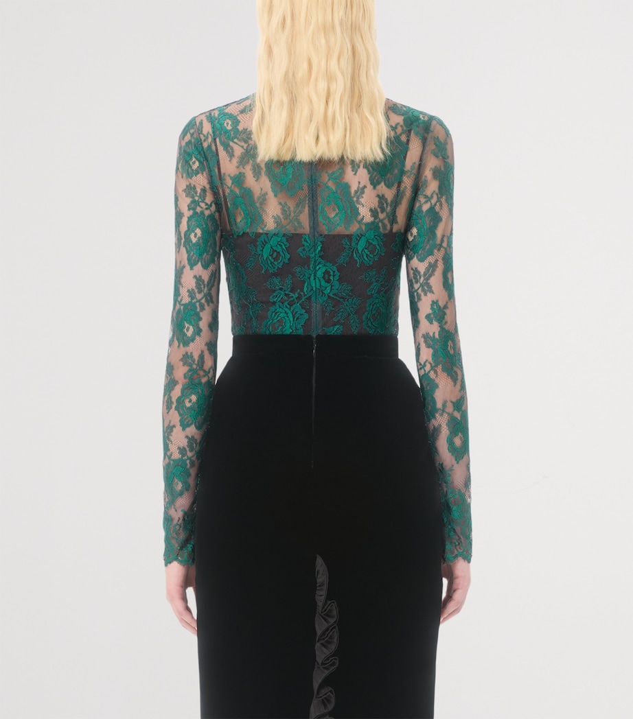 Lace Floral Top 392 Image 6