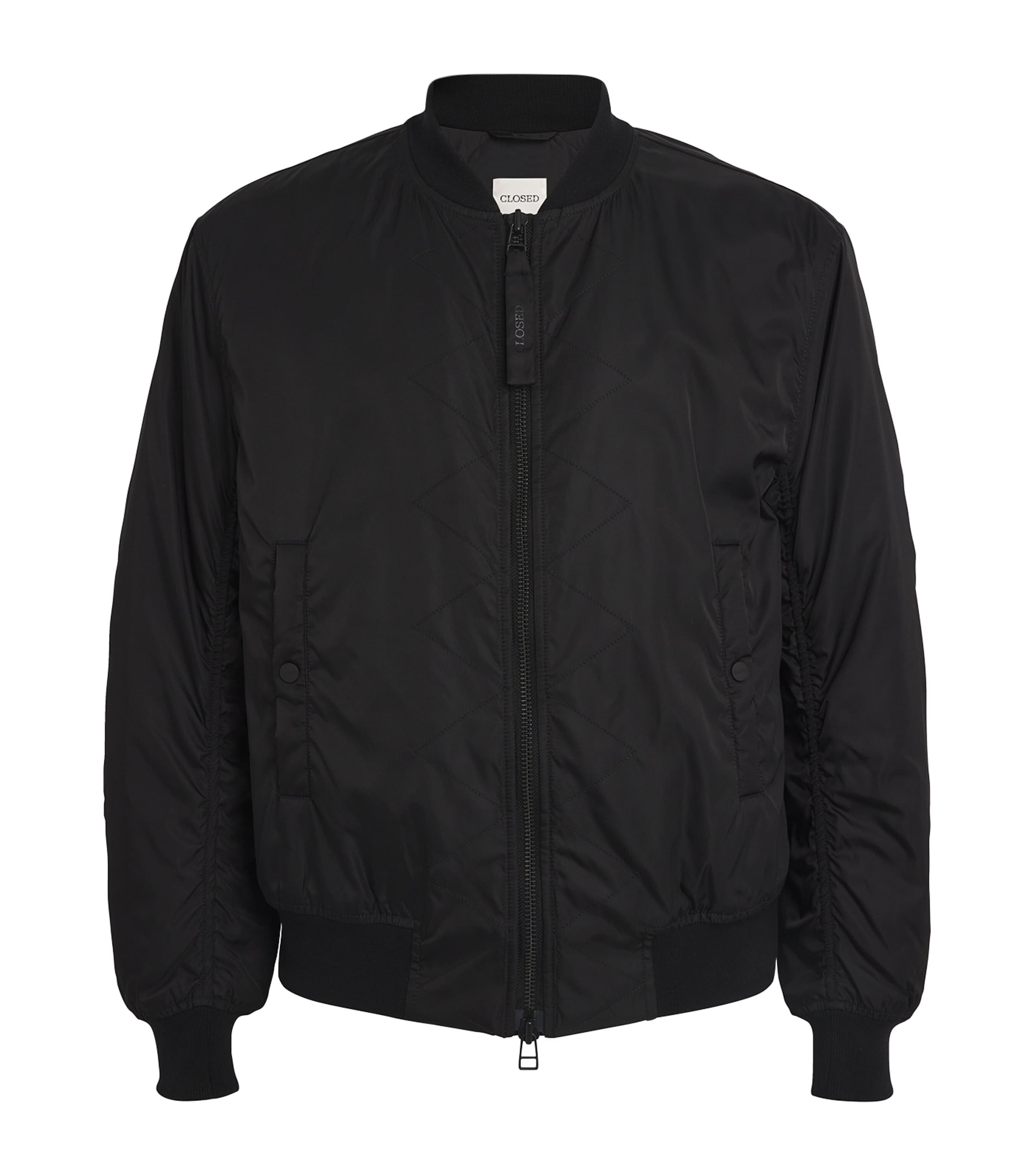 Closed Bomber Jacket In Black