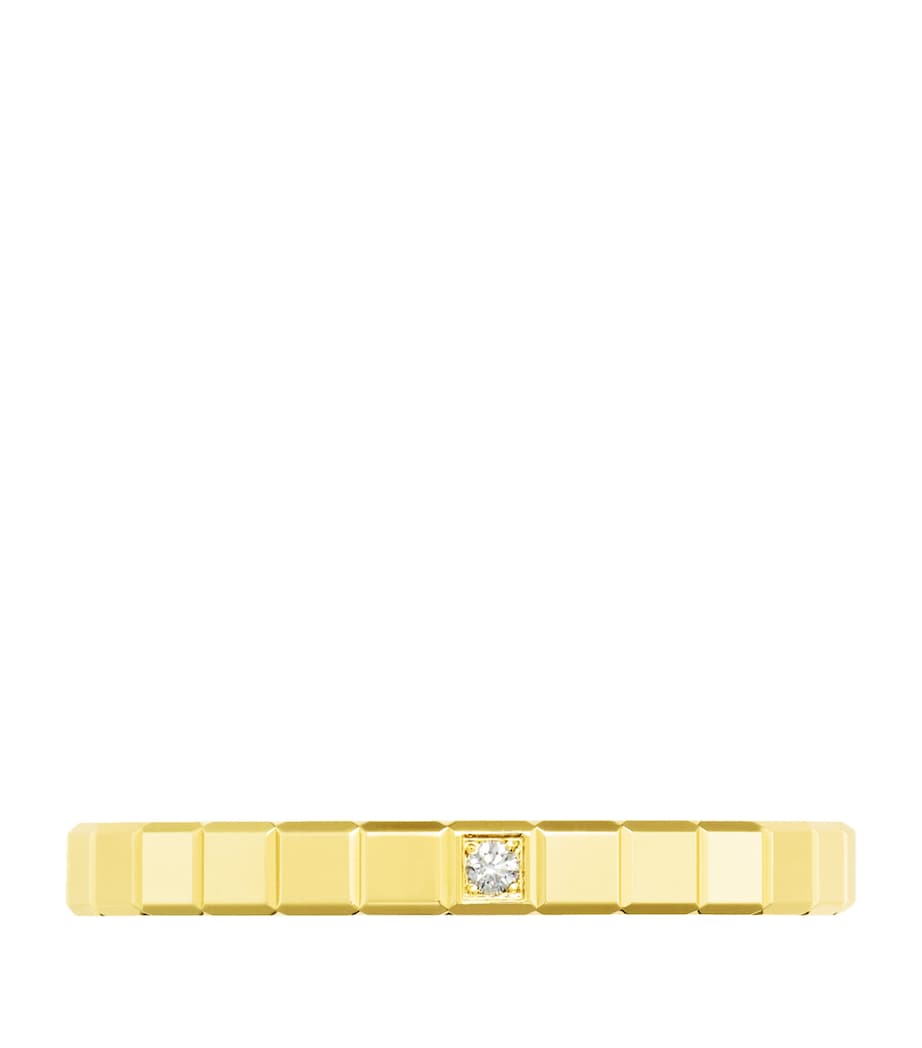 Yellow Gold and Diamond Ice Cube Ring Image 3