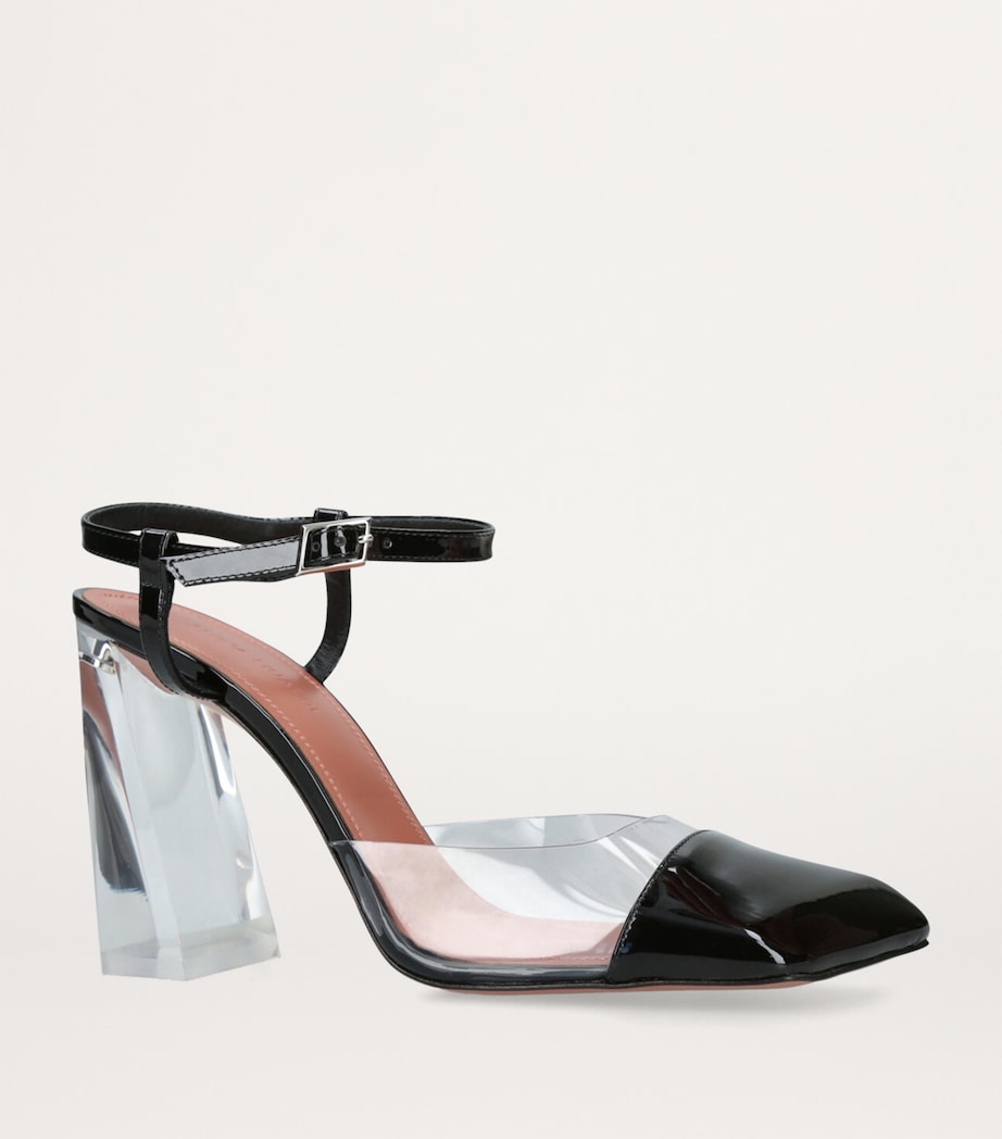 Patent Leather Charlotte Glass Pumps 95 BLACK/COMB Image 3