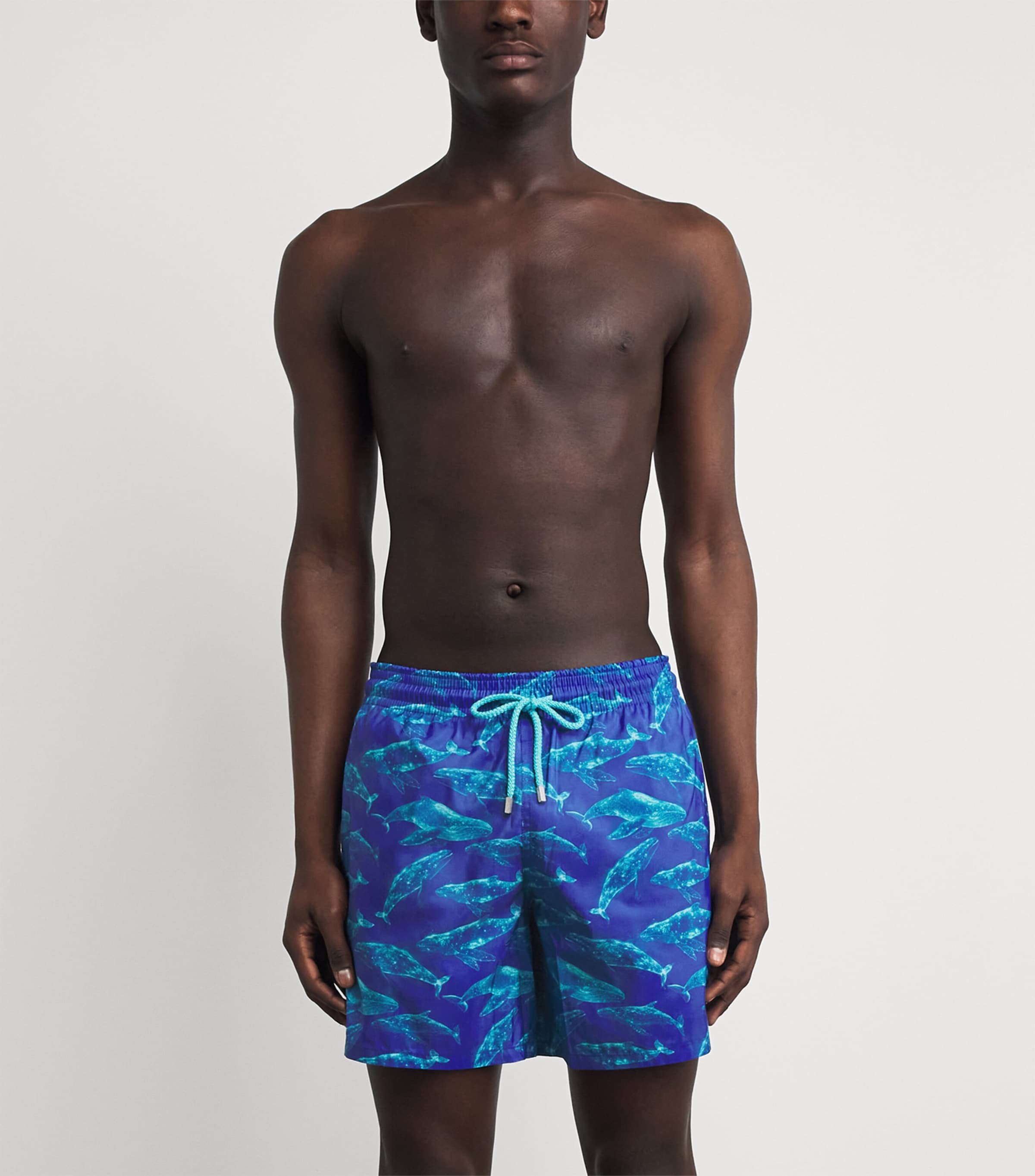 Vilebrequin Mens Whale Print Mahina Swim Shorts Versailles Image 3