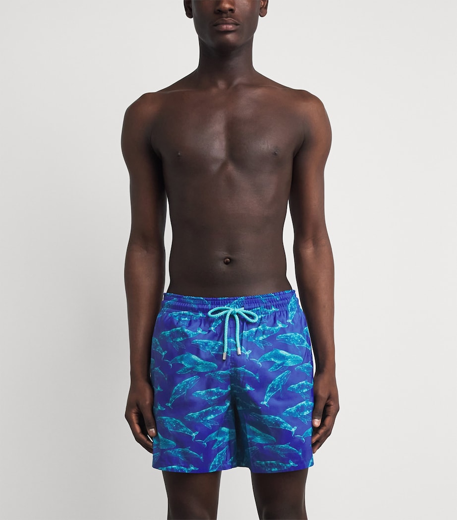 Vilebrequin Mens Whale Print Mahina Swim Shorts Versailles Image 3