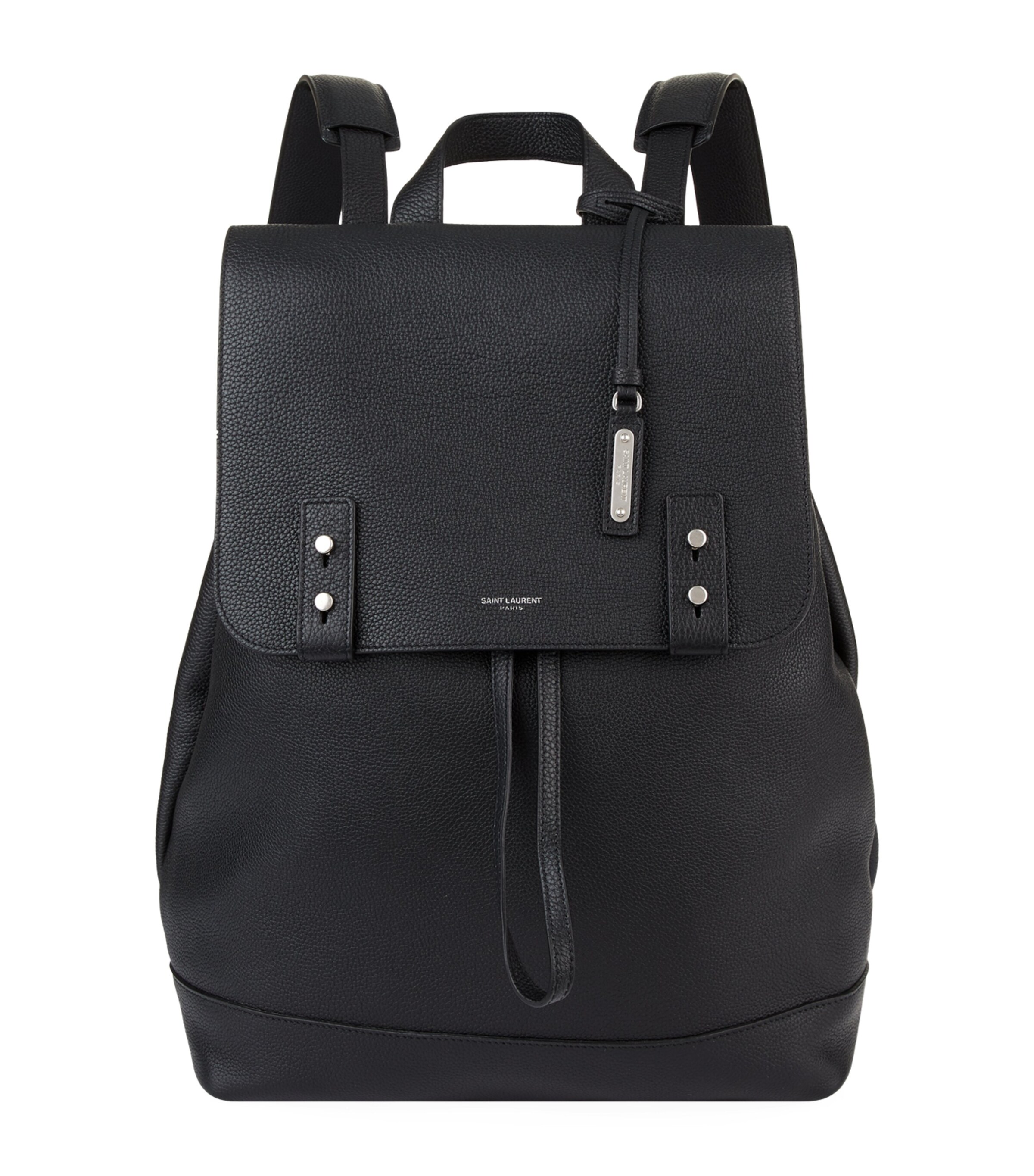 Saint Laurent Leather Drawstring Backpack Image 1