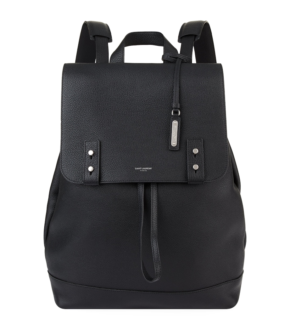 Leather Drawstring Backpack Image 1