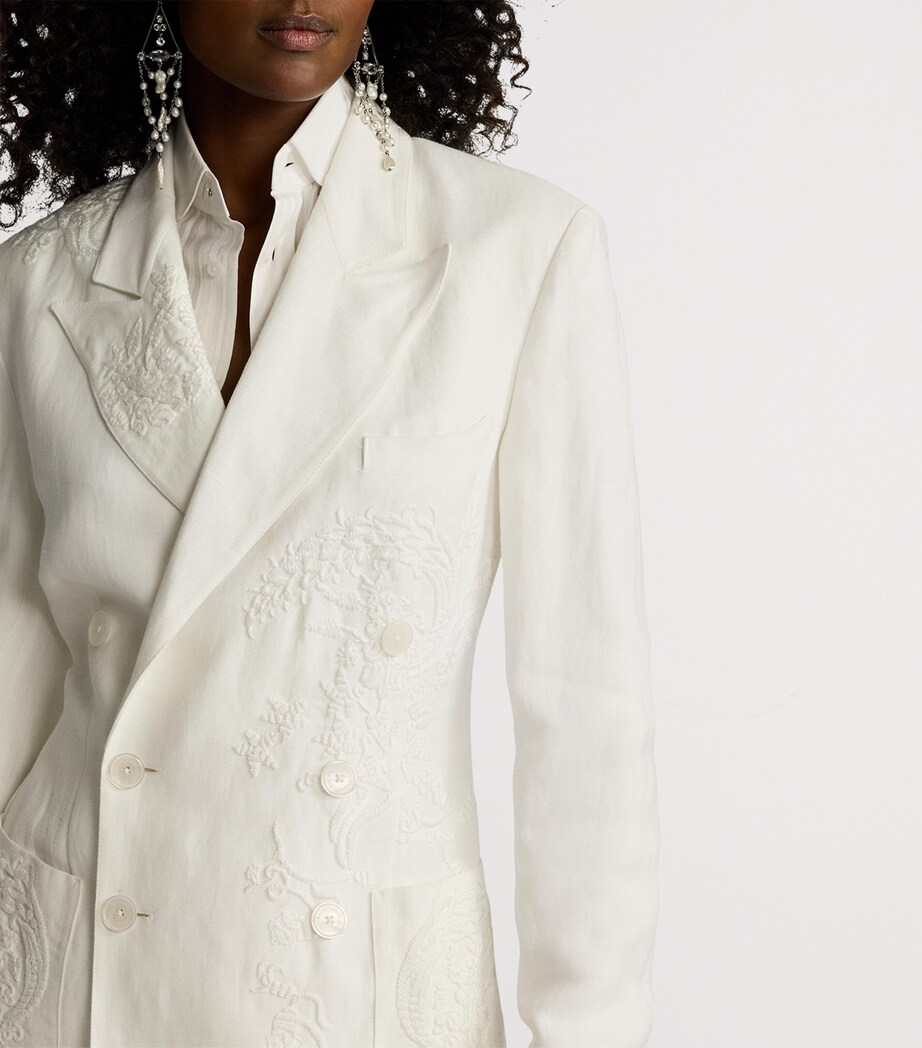 Embroidered Collen Jacket CREAM Image 8