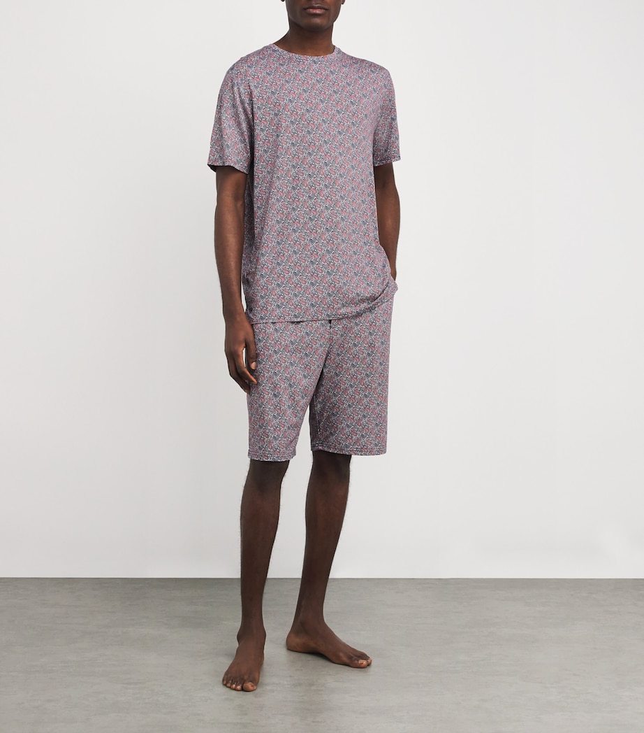 Jersey Printed Contrast T-Shirt HENRY RED Image 2
