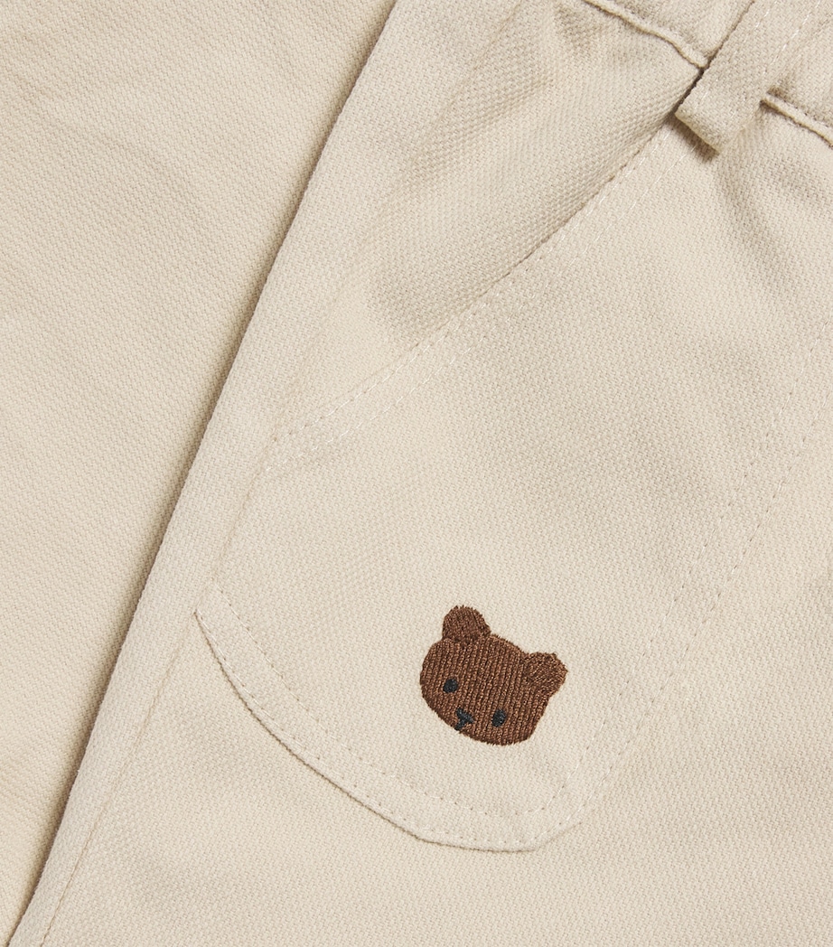 Donsje Cotton Bear Chinos (0 Months-4 Years) Image 3