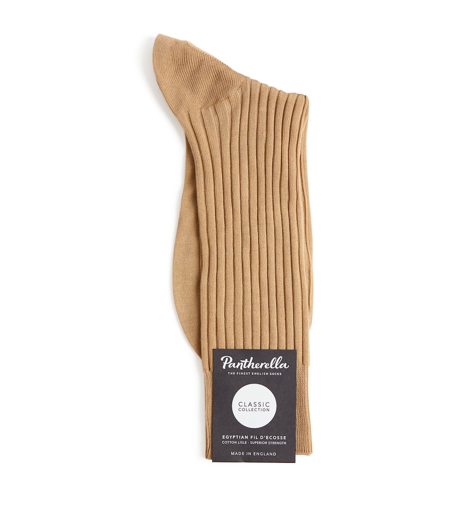 Ribbed Danvers Socks LIGHT KHAKI Image 1