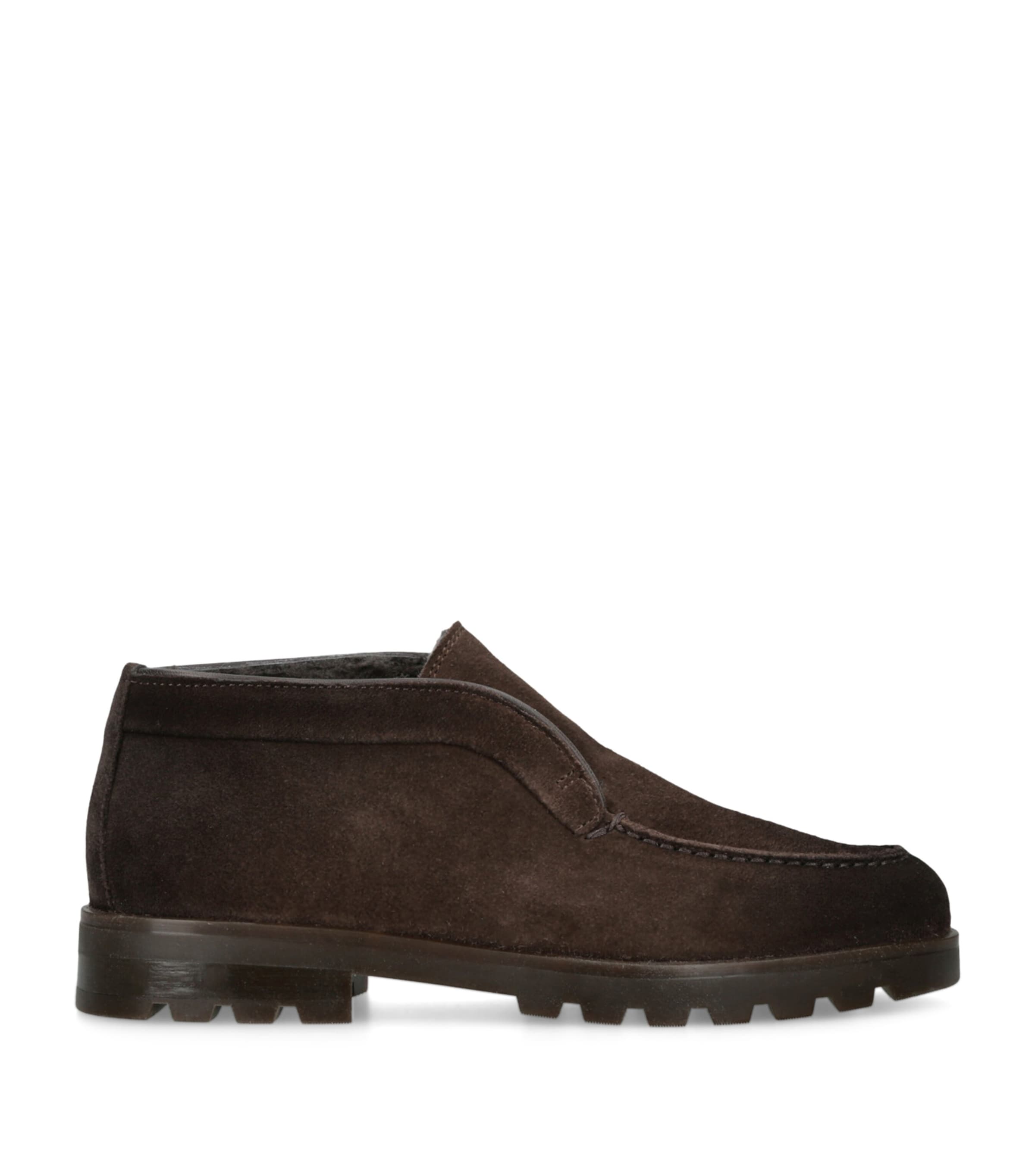 Suede Detroit Desert Boots DARK BROWN Image 1