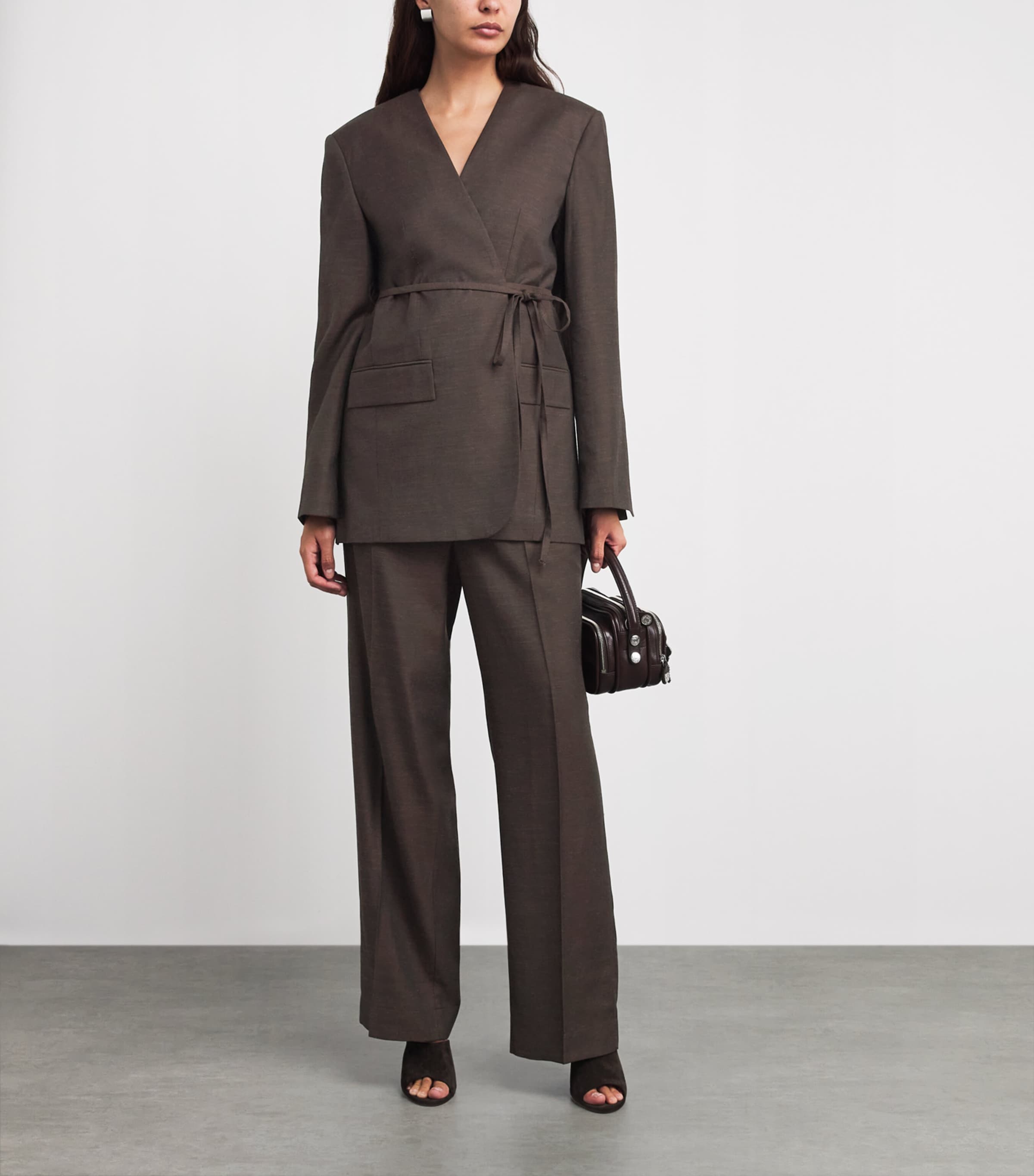Herskind Womens Tailored Pinky Trousers Java Brown Image 2