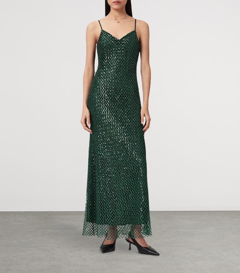 Chantelle Midi Dress EMERALD GREEN Image 2