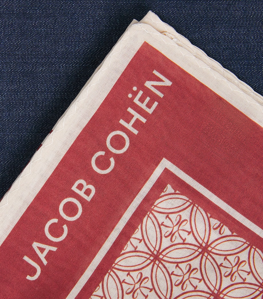 Stripe-Trim Nick Slim Jeans 100D DARK BLUE Image 5