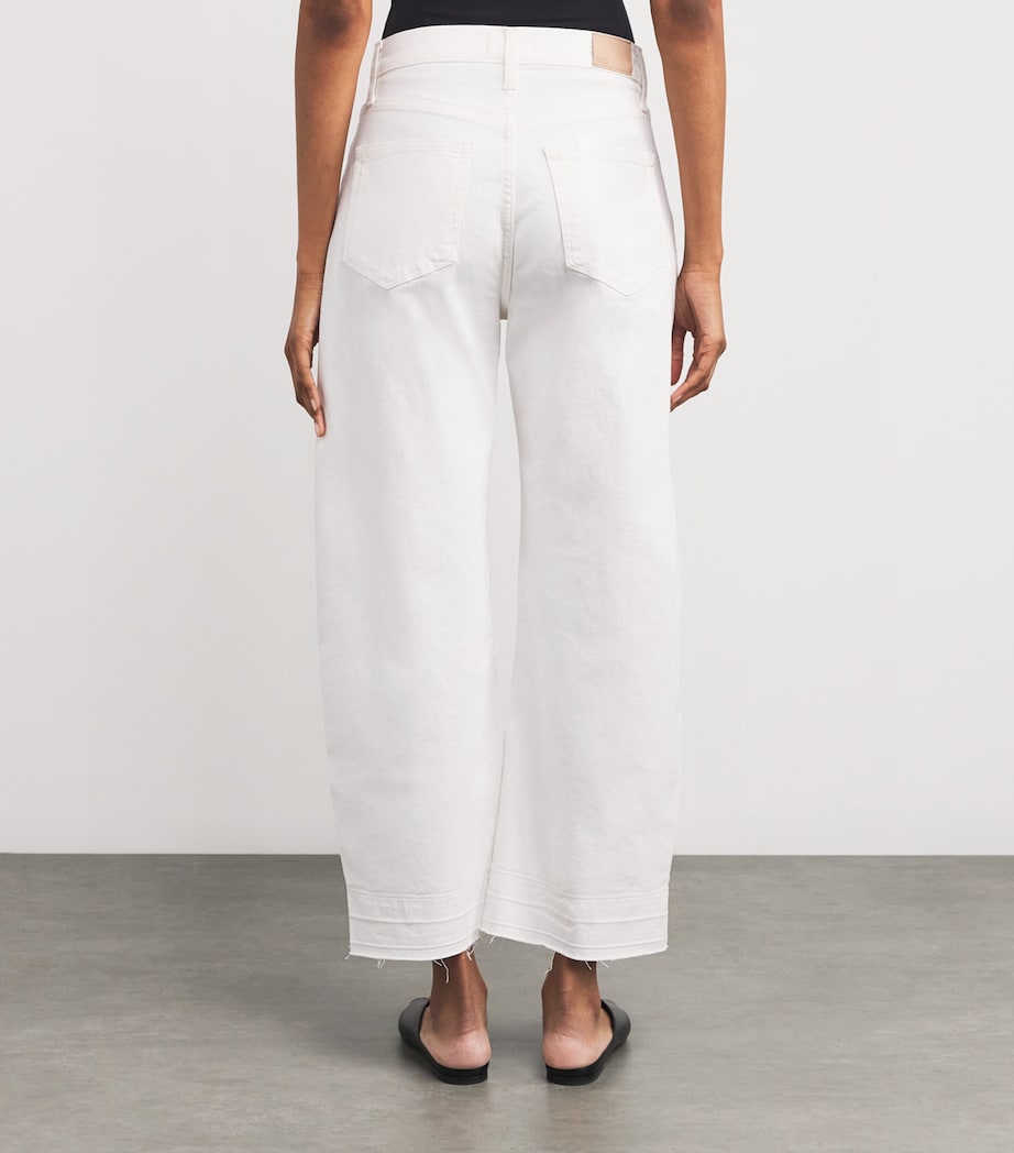 Arellia High-Rise Barre-Leg Jeans TONAL ECRU Image 4