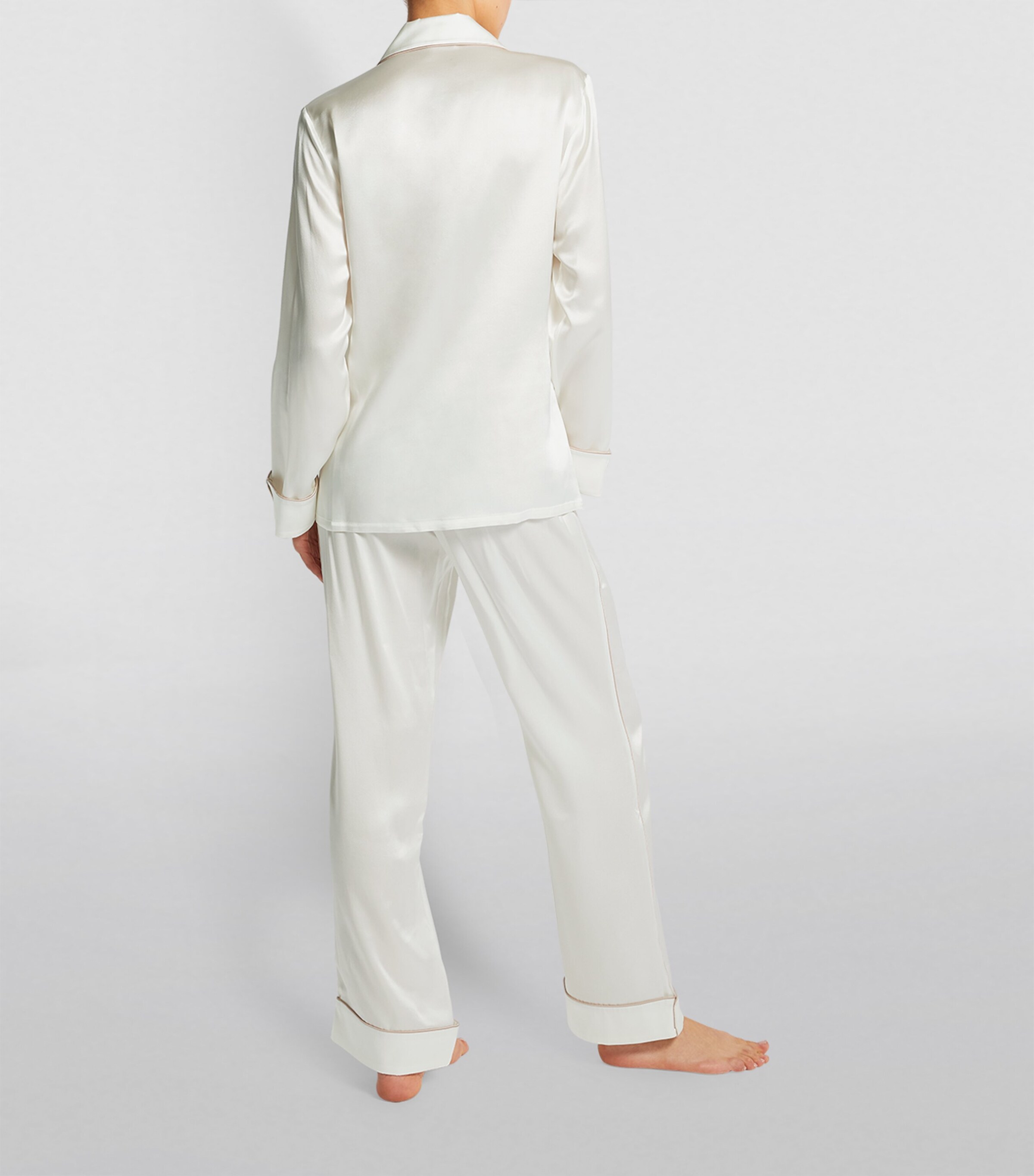 Silk Coco Pyjama Set IVORY OYSTER Image 8