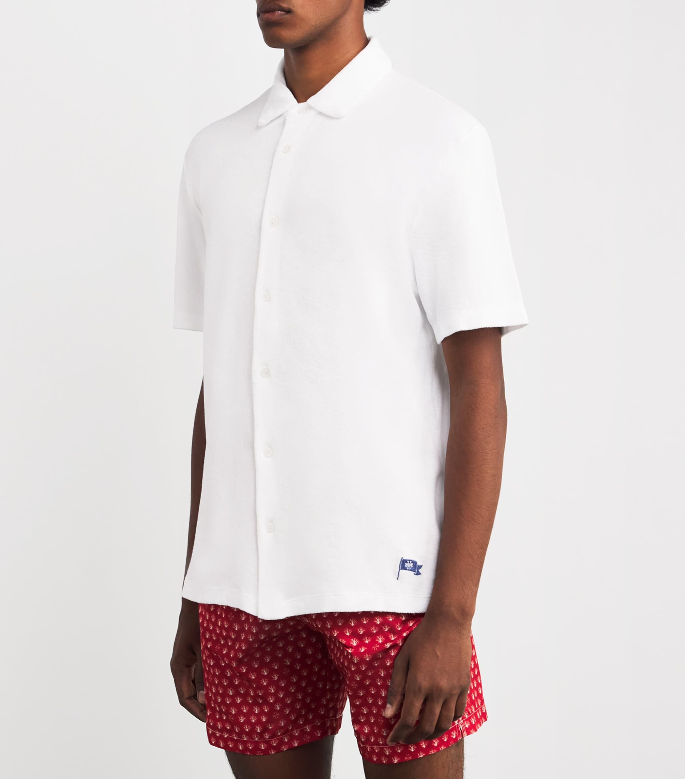 Terry Short-Sleeve Shirt A00 Image 3