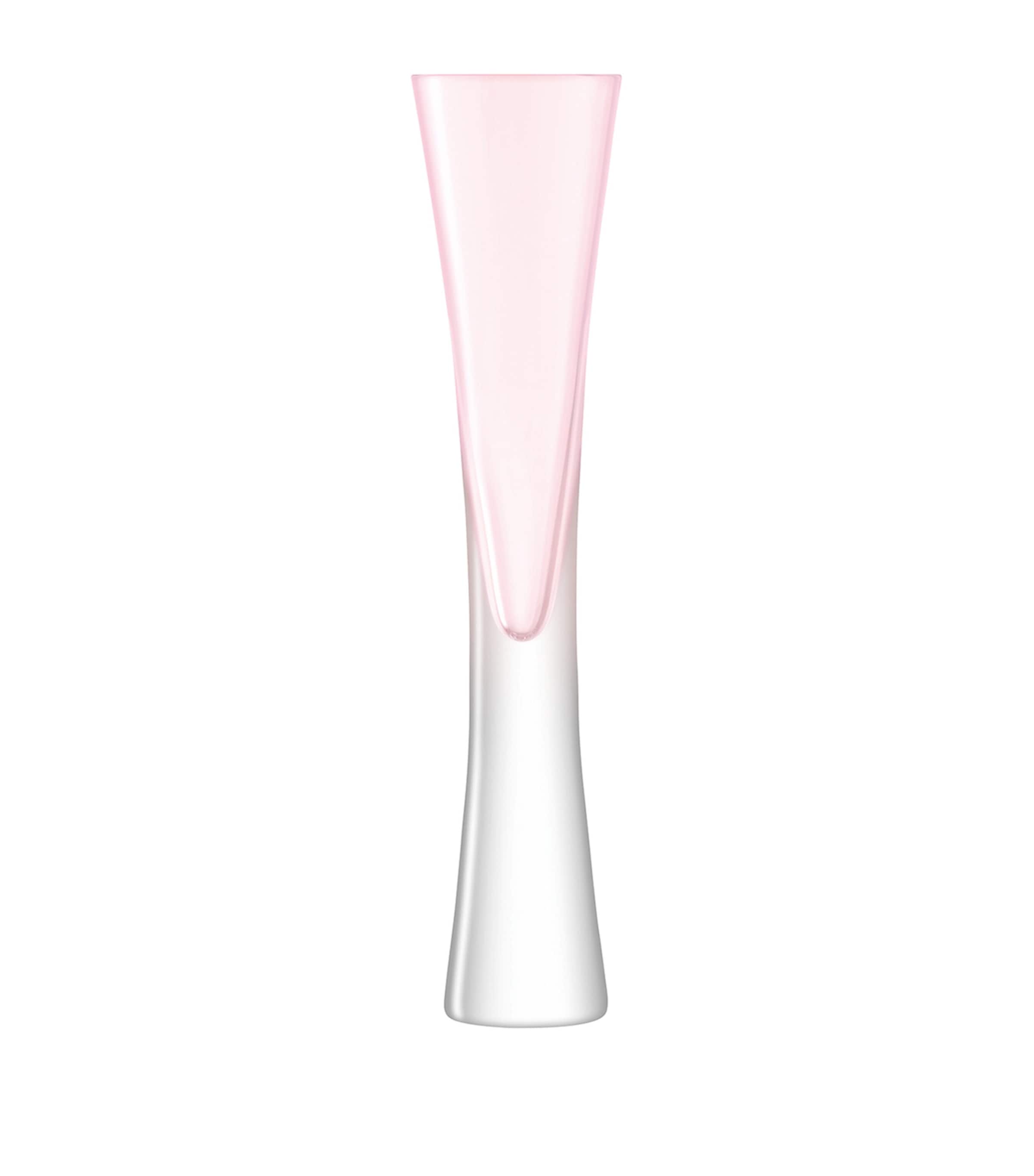 LSA International Moya Champagne Flutes (Set of 2) Blush Pink