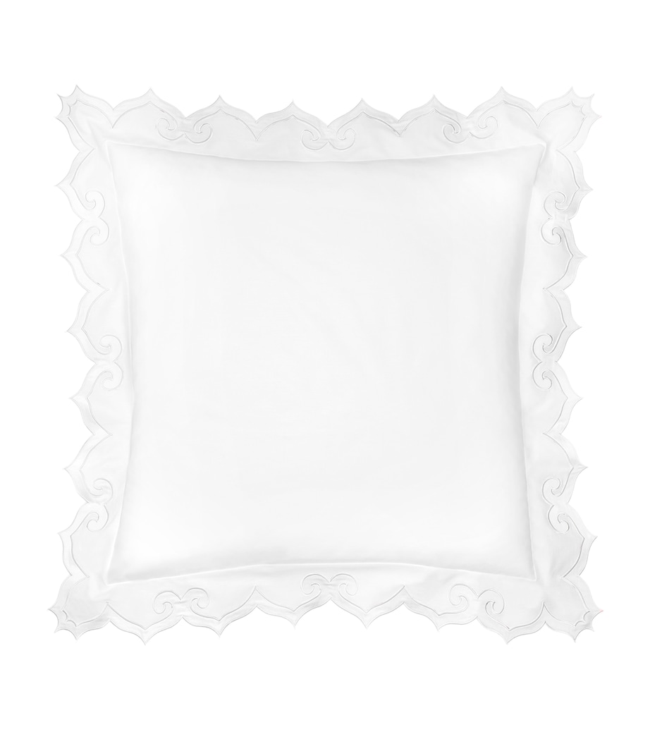 Pratesi Marrakesh Continental Sham (65cm x 65cm) White/white Image 1