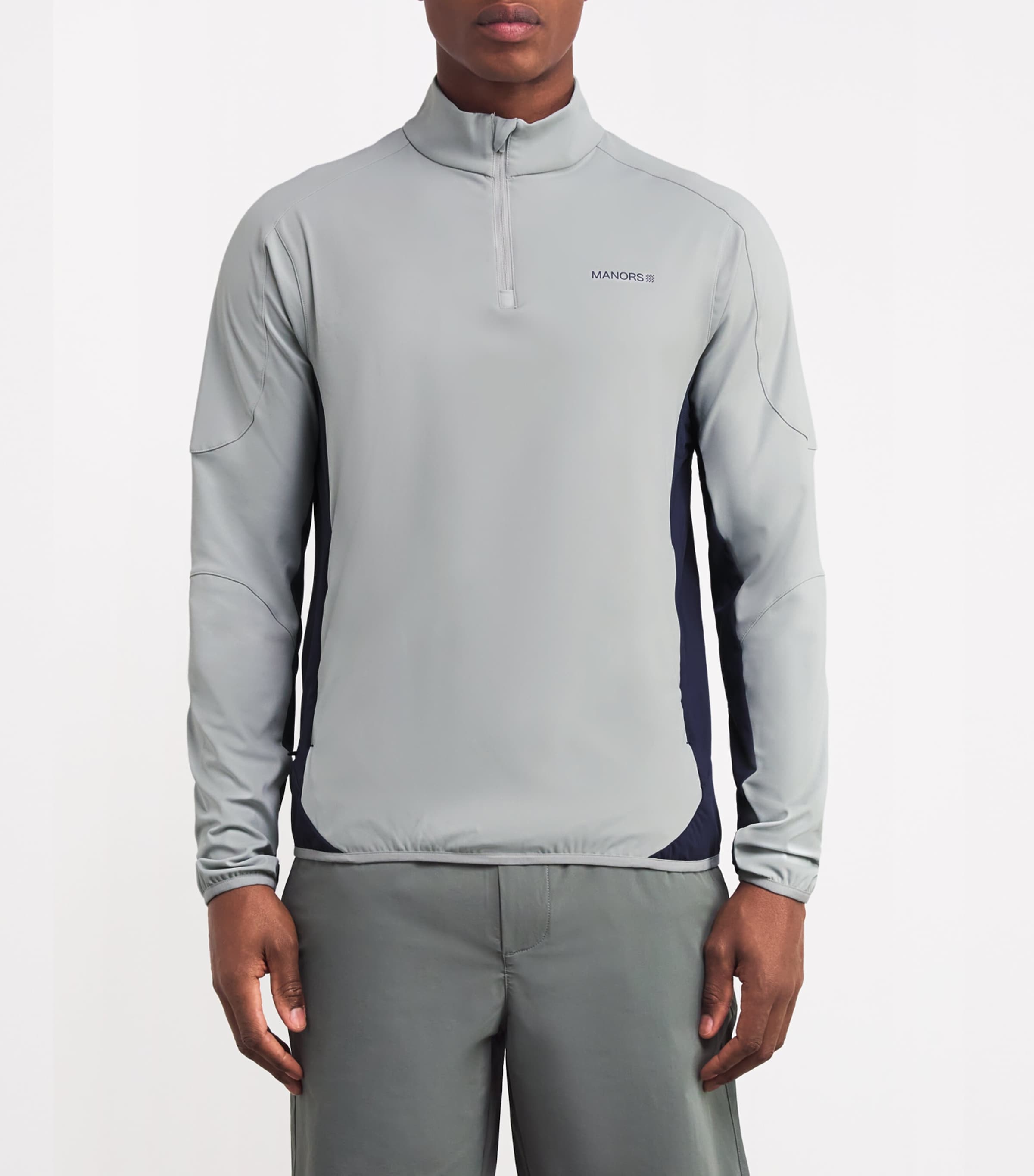 Tech Mid-Layer Top SKY GREY Image 3
