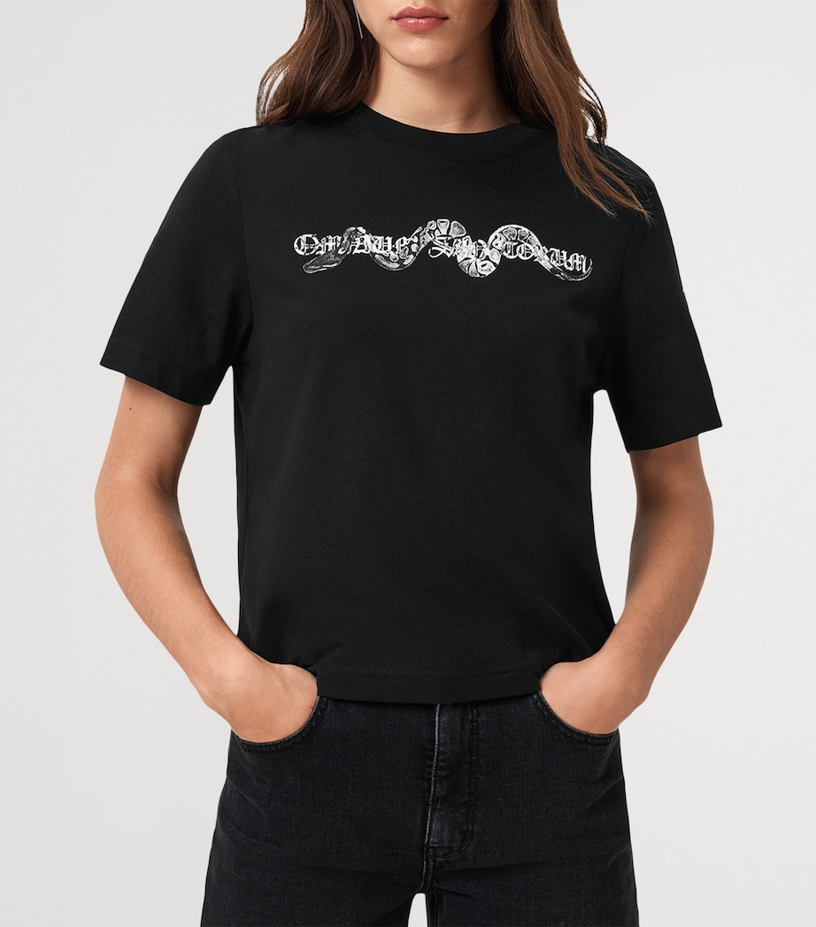 Organic Cotton Lisa T-Shirt BLACK Image 3