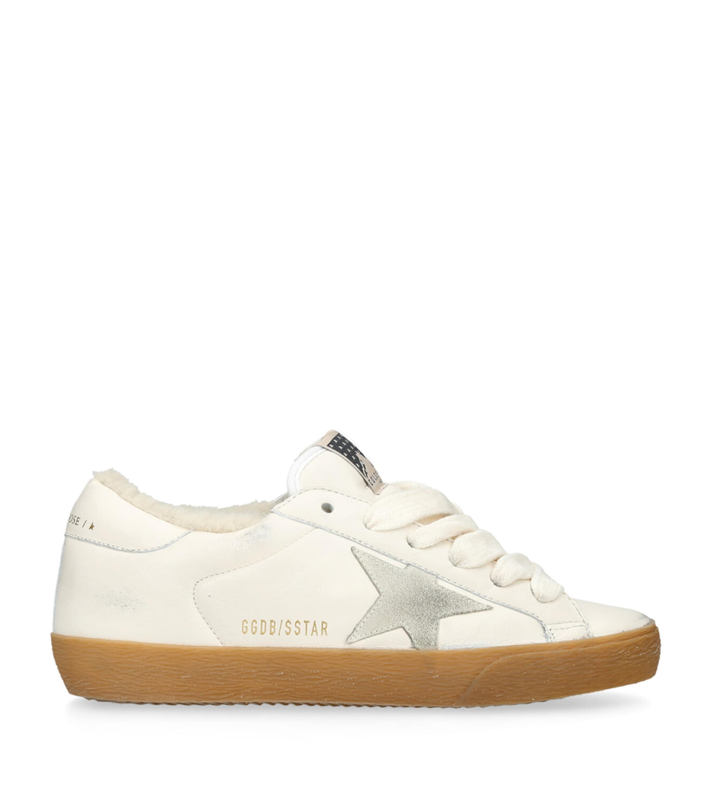 Golden Goose Leather Super-Star Sneakers White Image 1
