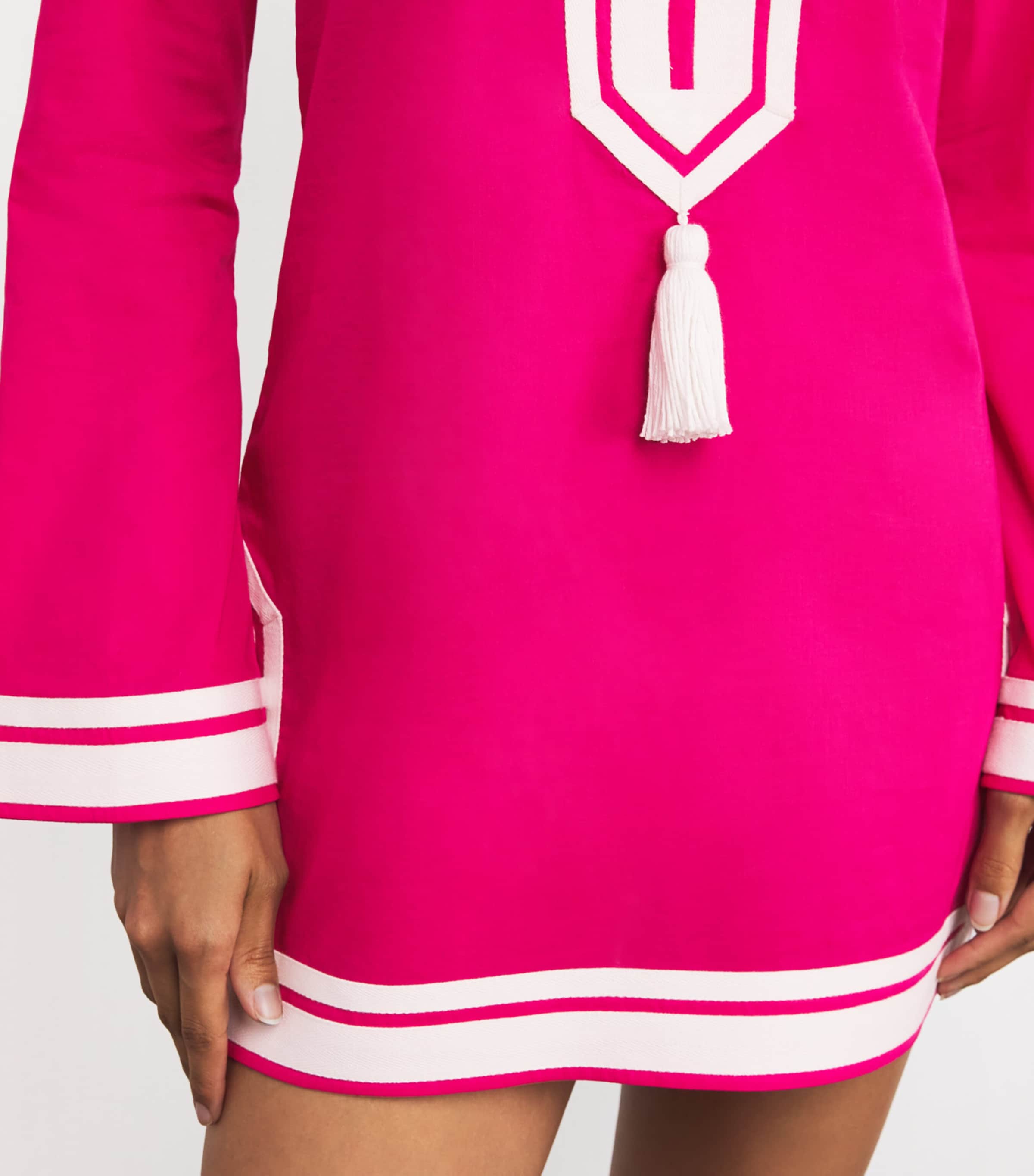 Cotton Tunic Cover-Up BOLD PINK Image 4