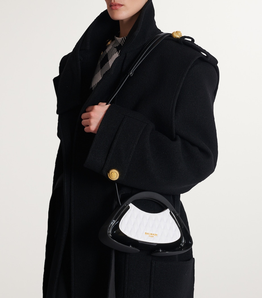 Small Jolie Madame Top-Handle Bag GAB BLANC/NOIR Image 6