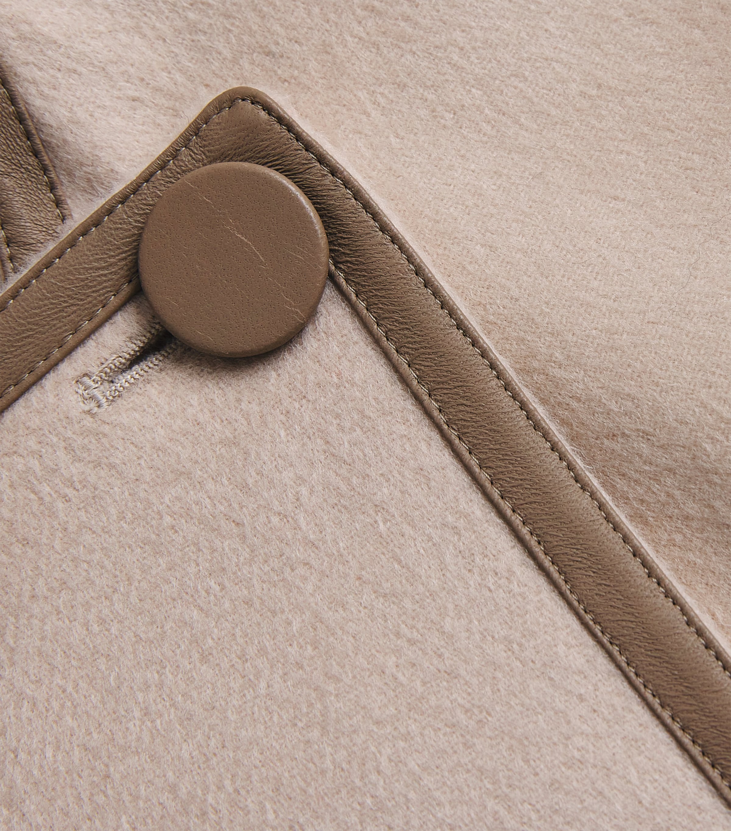 Wool-Cashmere Long Cape A2122 Image 5