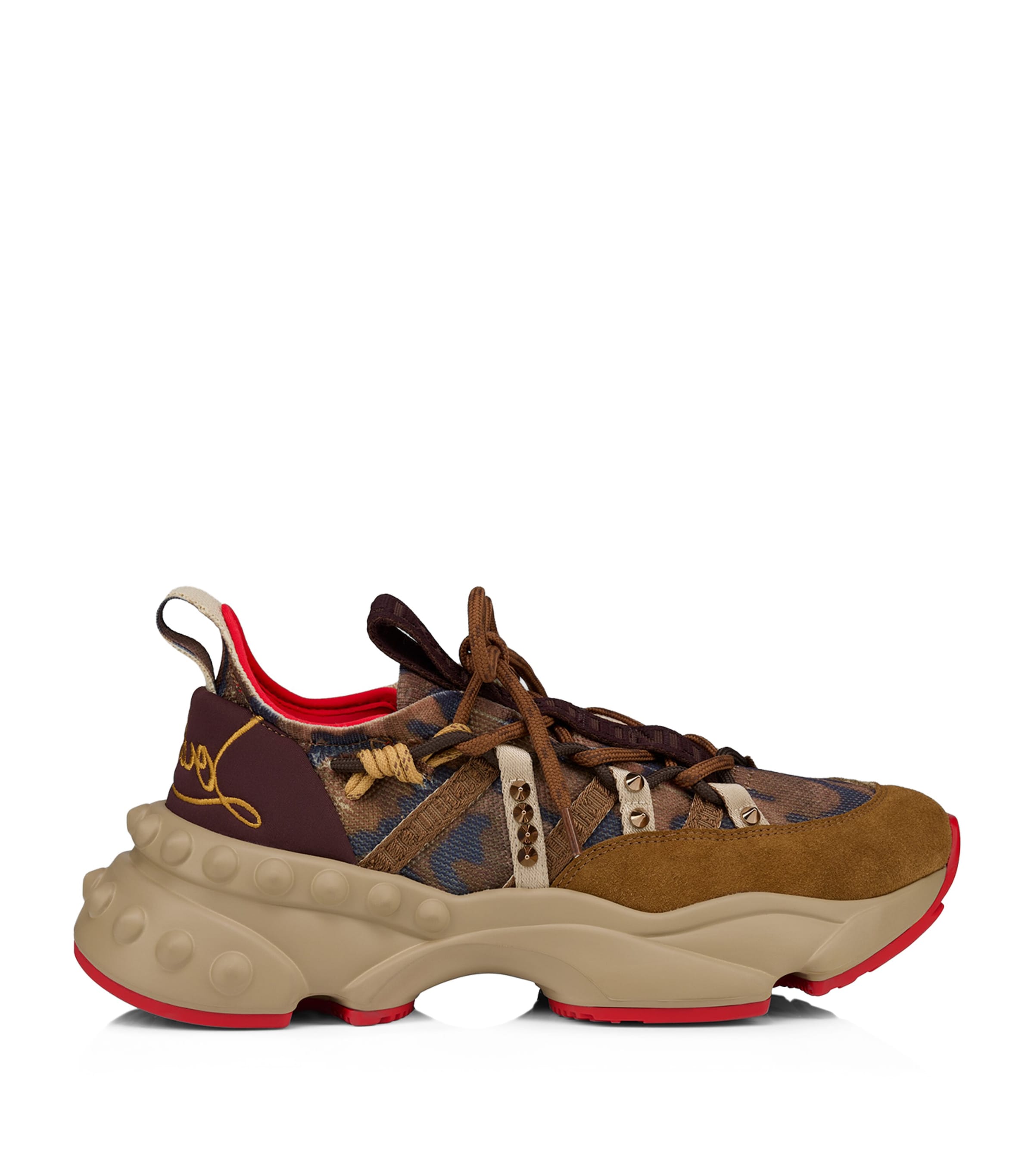 Christian Louboutin Trailnrun Sneakers In Red