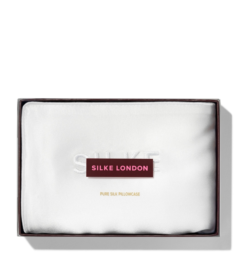 Mulberry Silk Queen Pillowcase WHITE Image 2