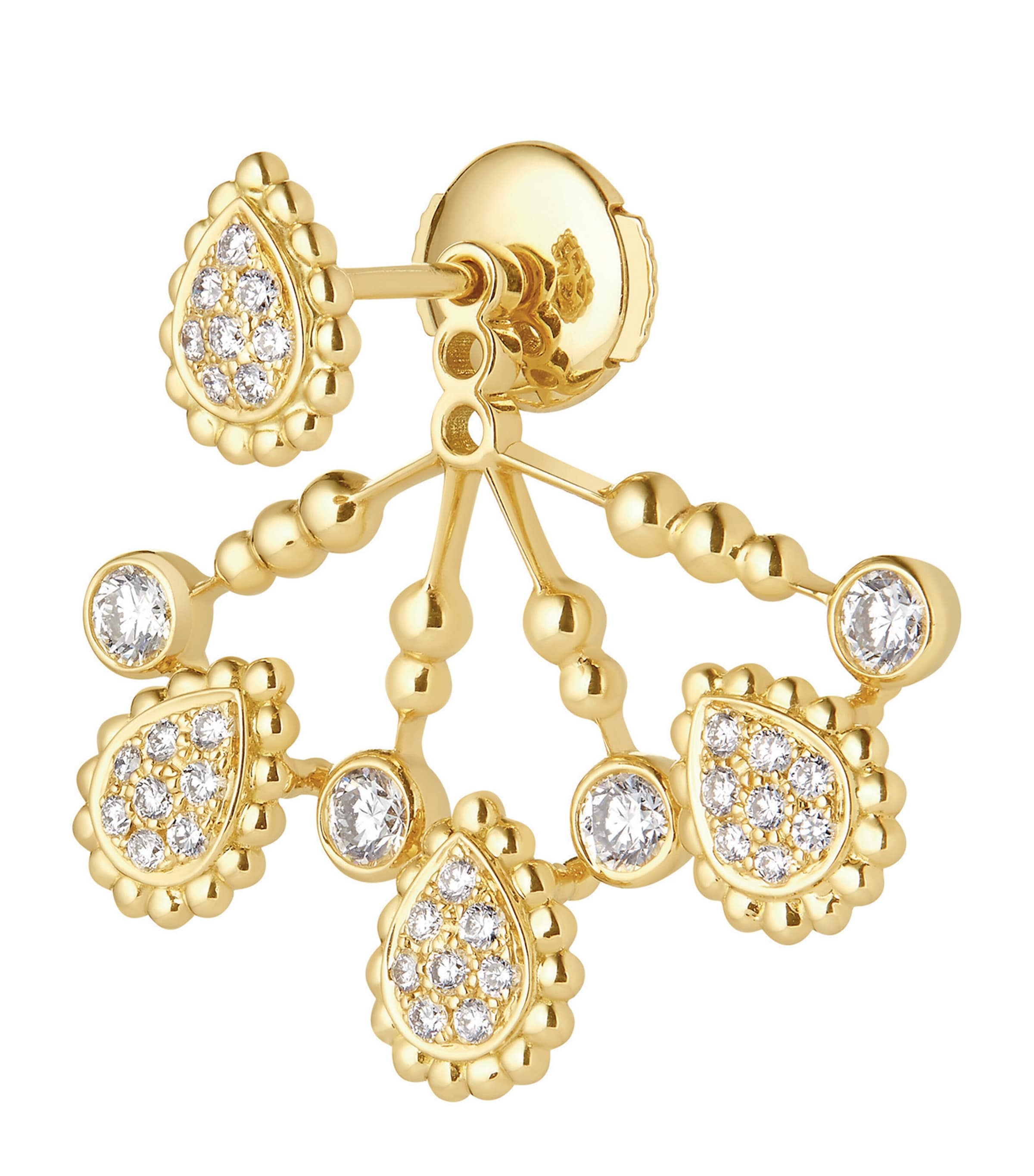 Yellow Gold and Diamond Serpent Bohème Solarité Single Earring GOLD Image 2