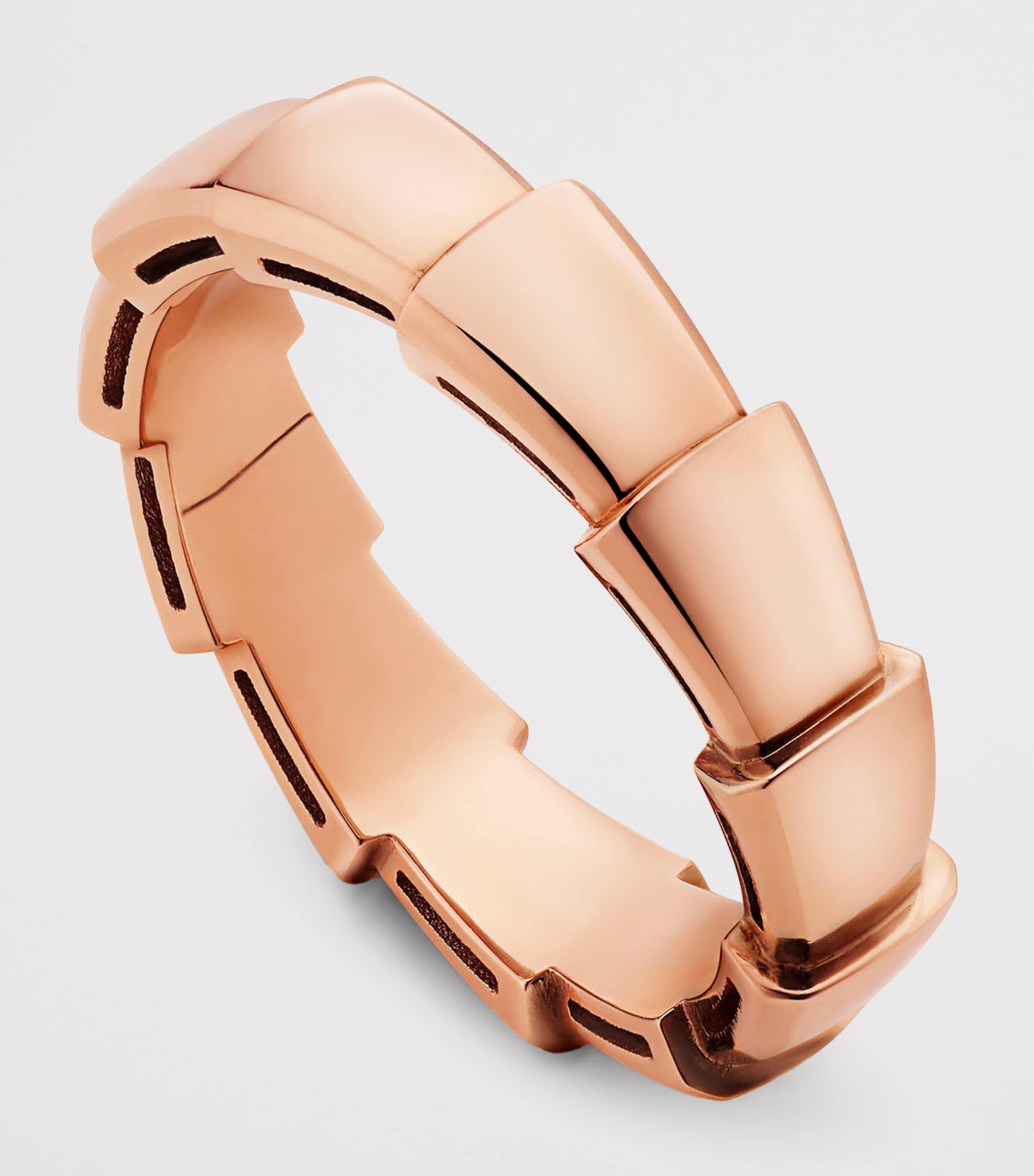 Rose Gold Serpenti Viper Wedding Band PINK GOLD Image 2