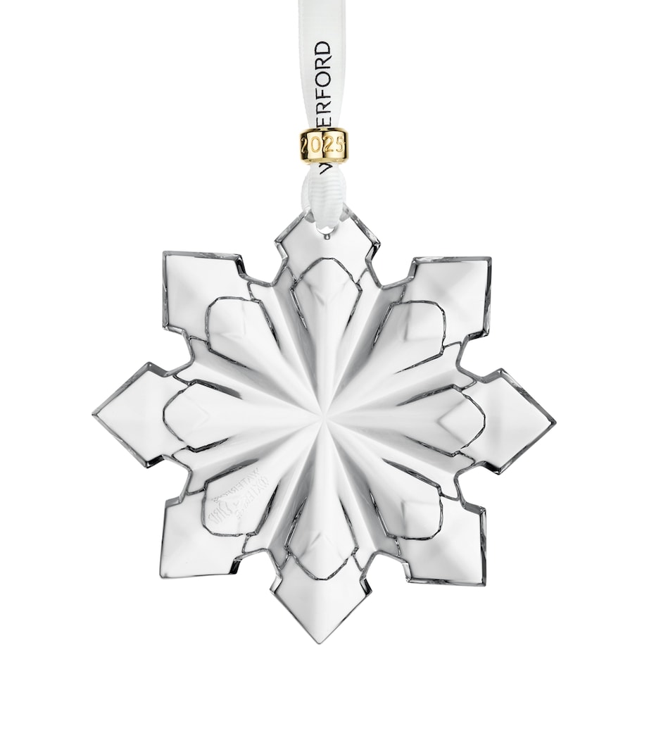 2025 Annual Snowcrystal Tree Decoration TRANSPARENT Image 1