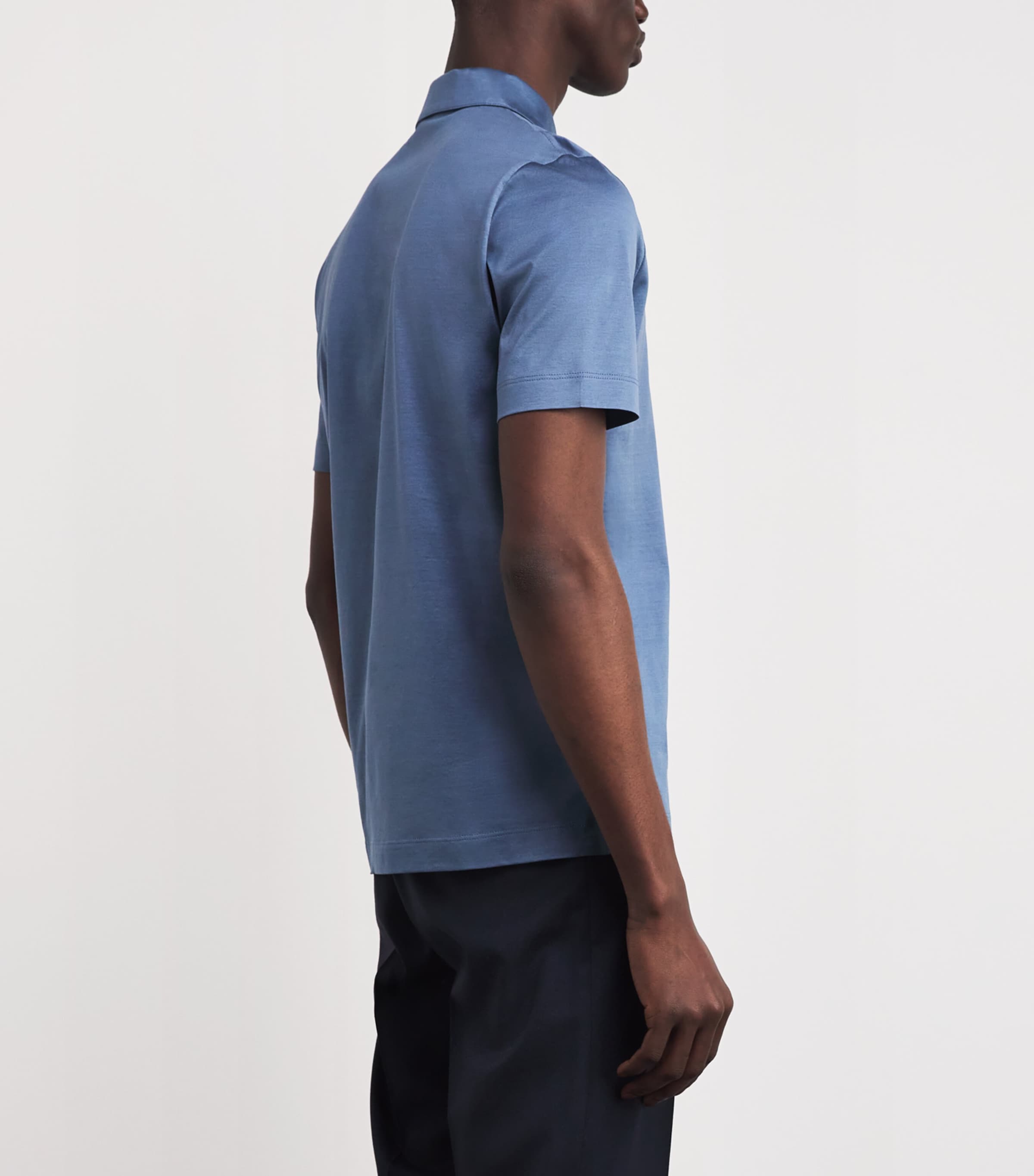 Mercerised Cotton Polo Shirt 403 Image 4